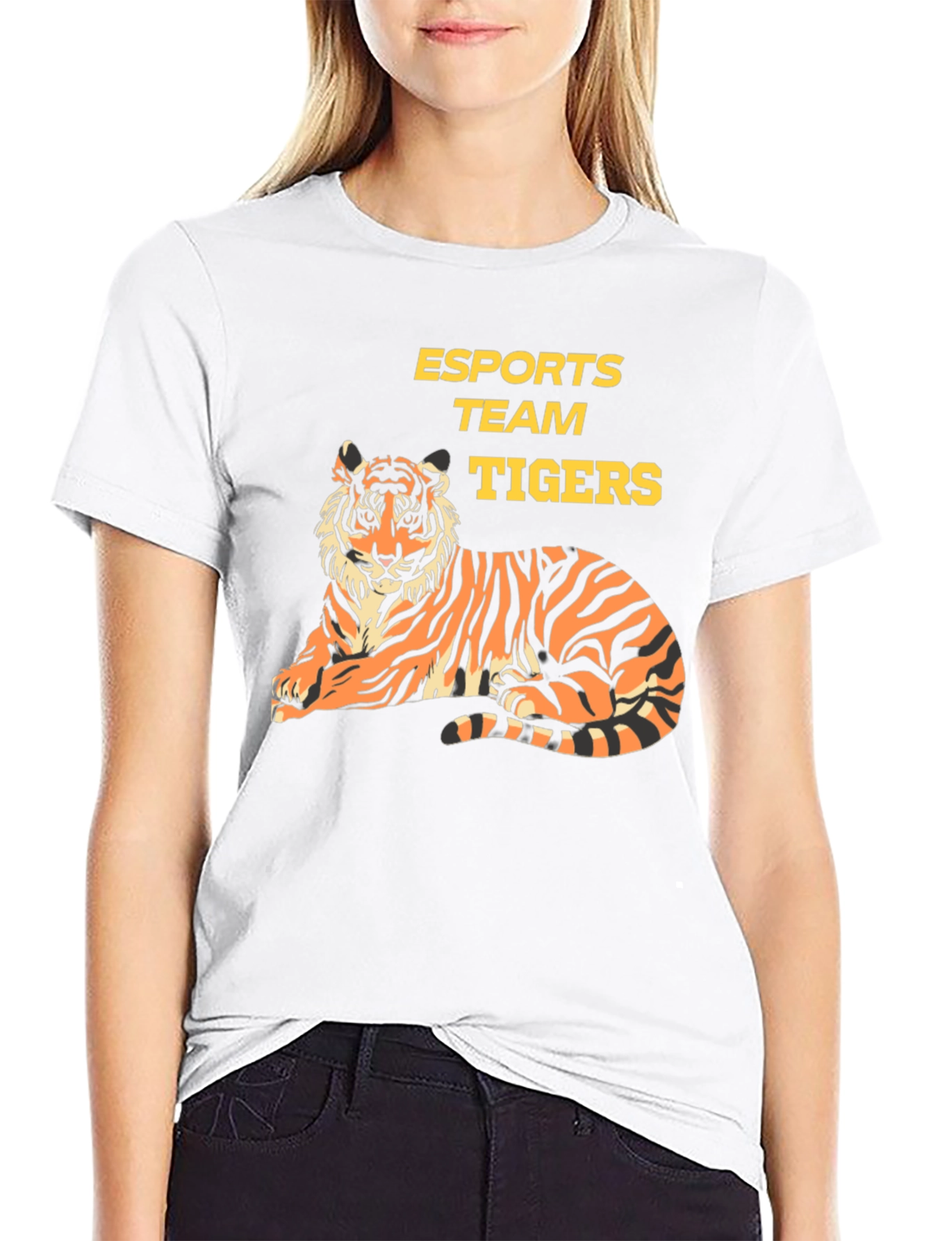Esports Team Tigers Graphic T-Shirt