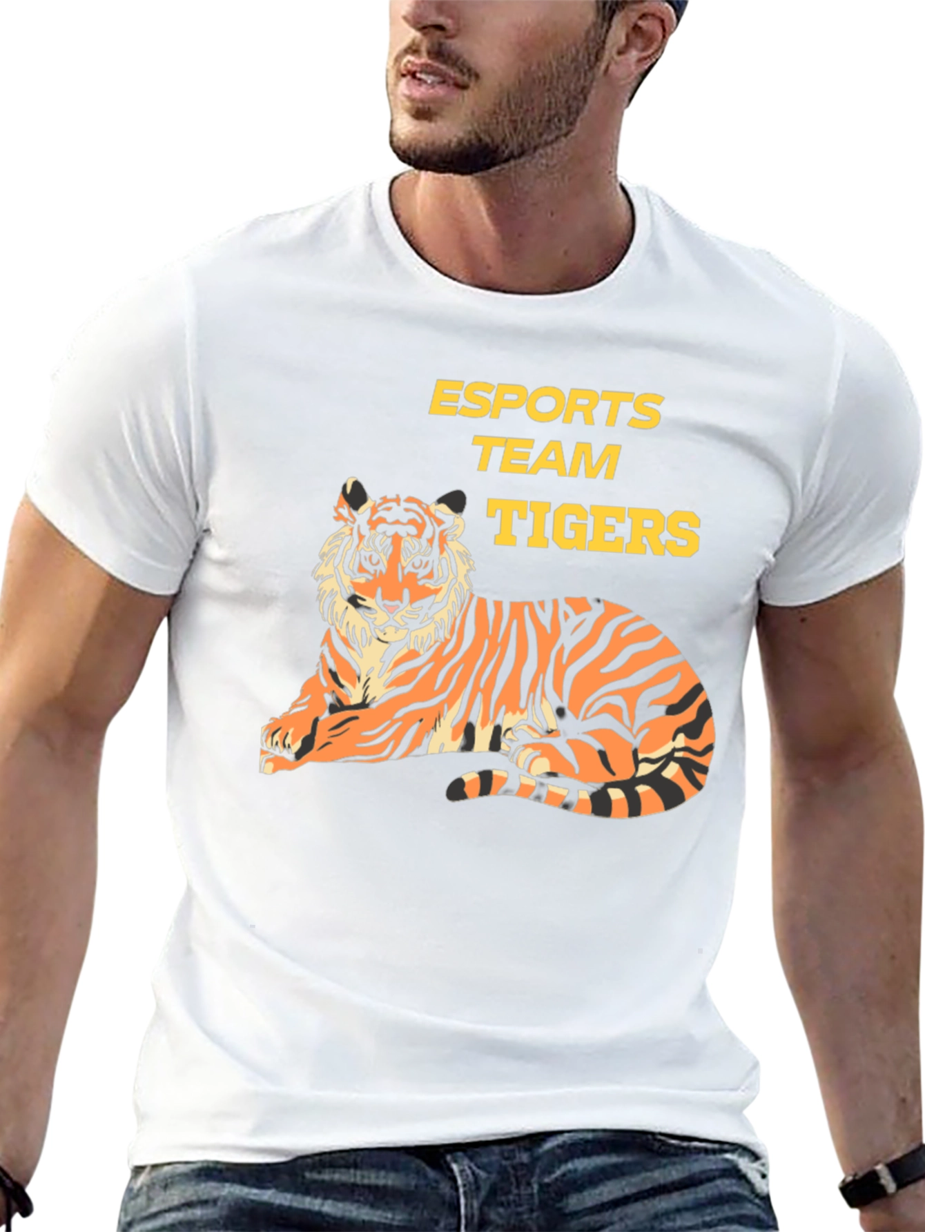Esports Team Tigers Graphic T-Shirt