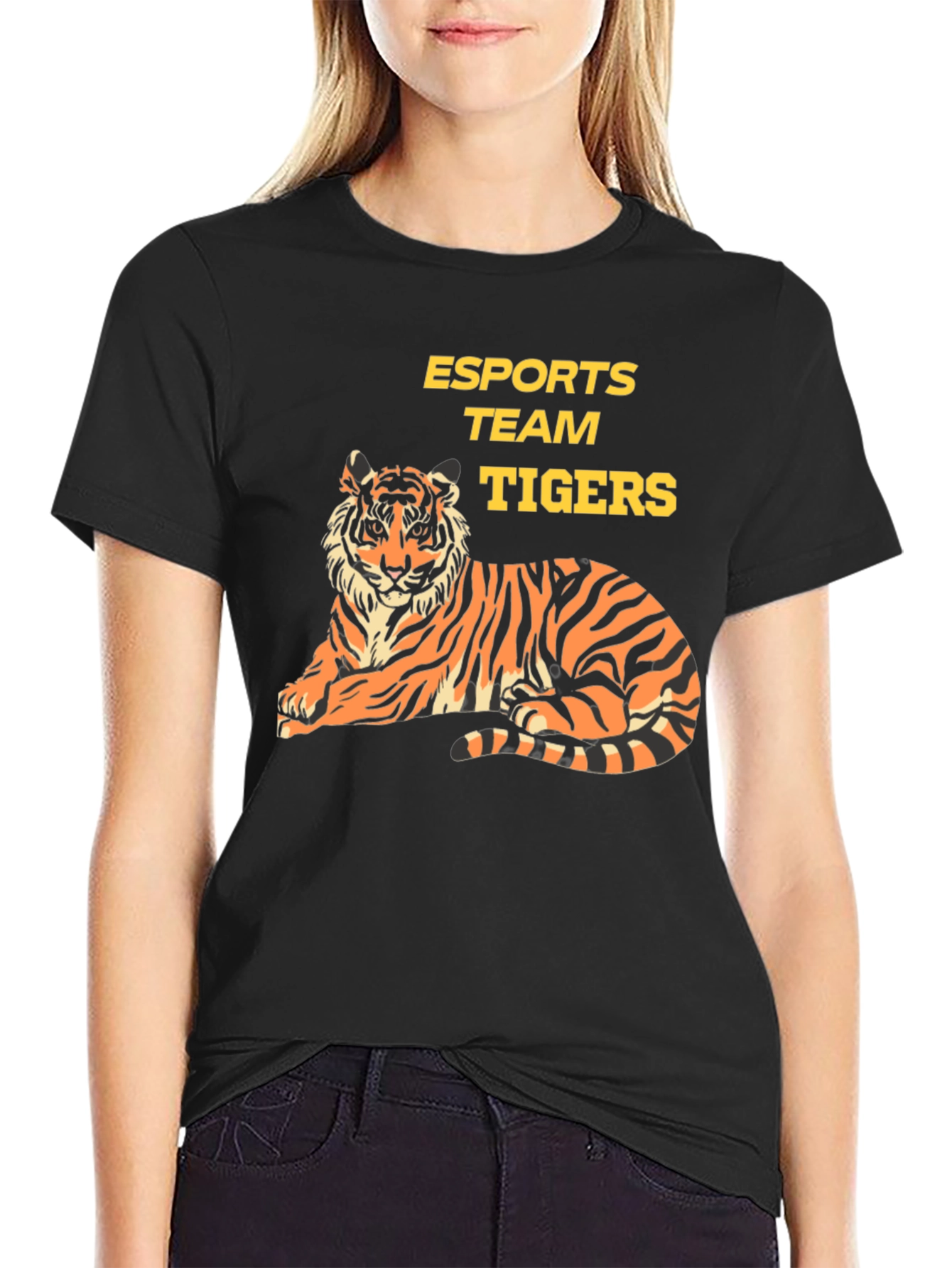 Esports Team Tigers Graphic T-Shirt