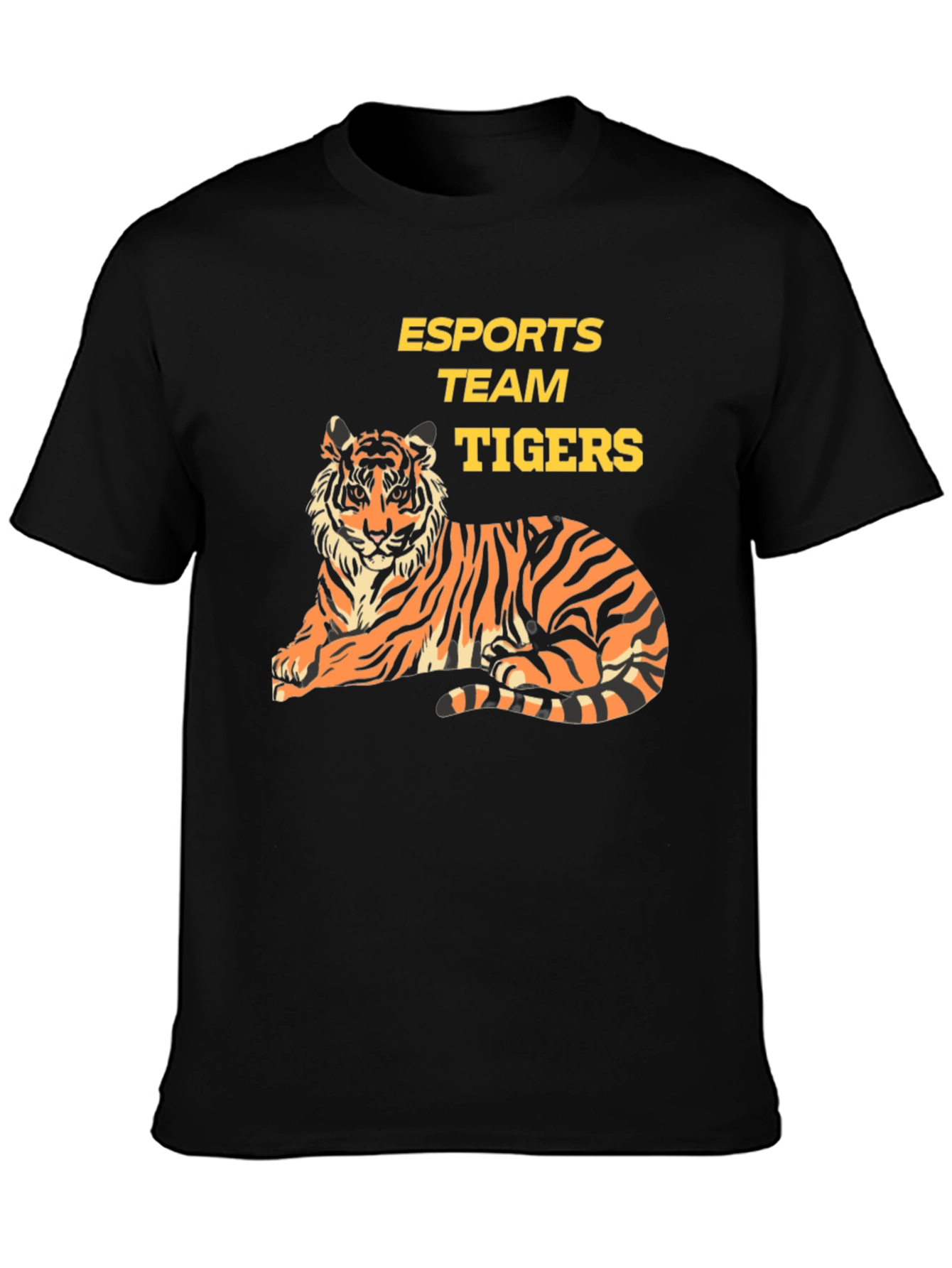 Esports Team Tigers Graphic T-Shirt