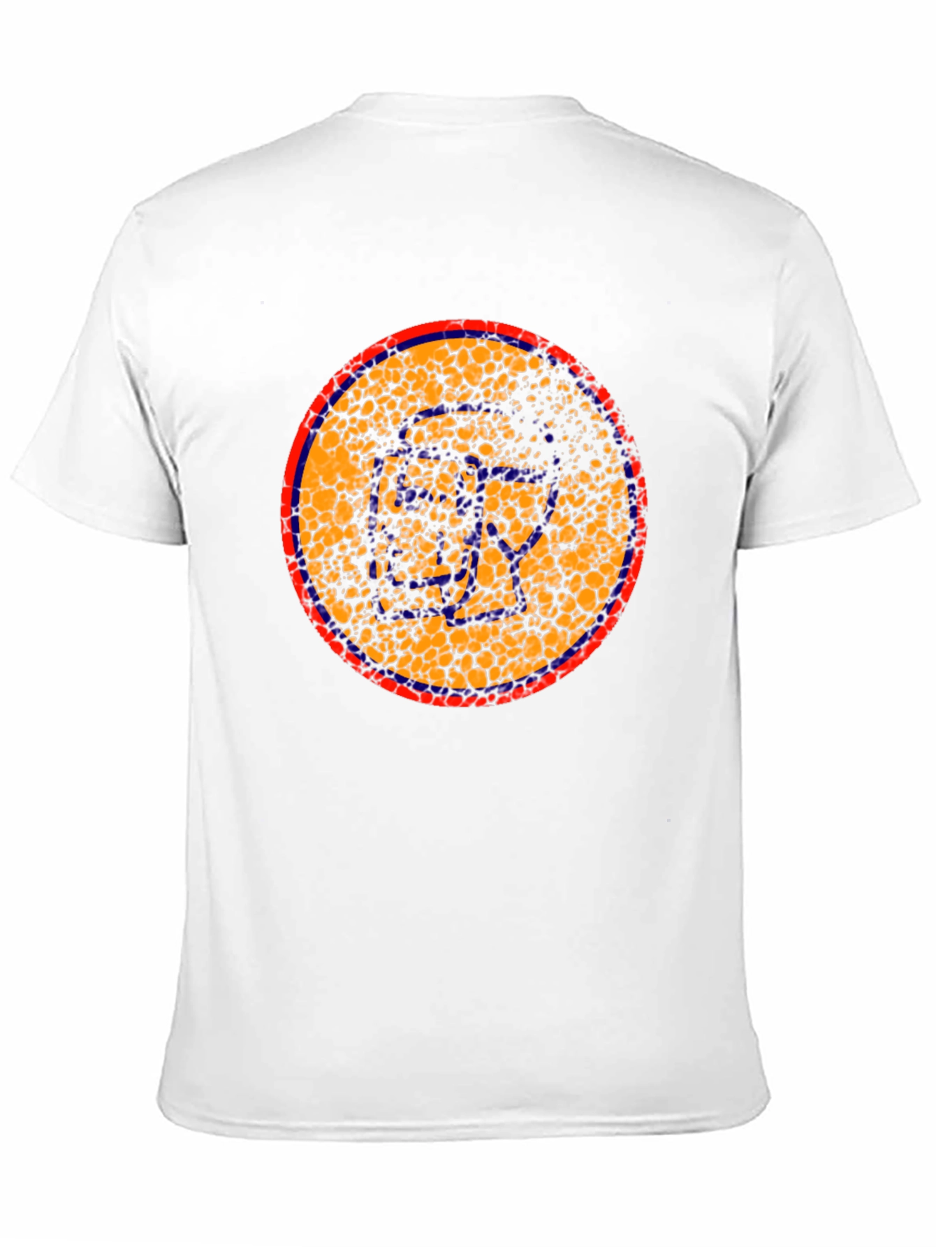 Abstract Circle Graphic Black T-Shirt
