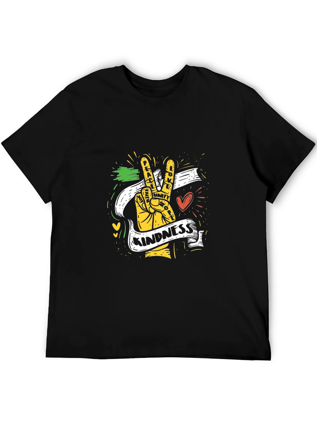 Peace Unity & Kindness Graphic T-Shirt