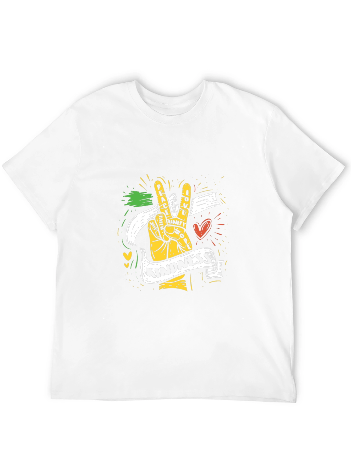 Peace Unity & Kindness Graphic T-Shirt