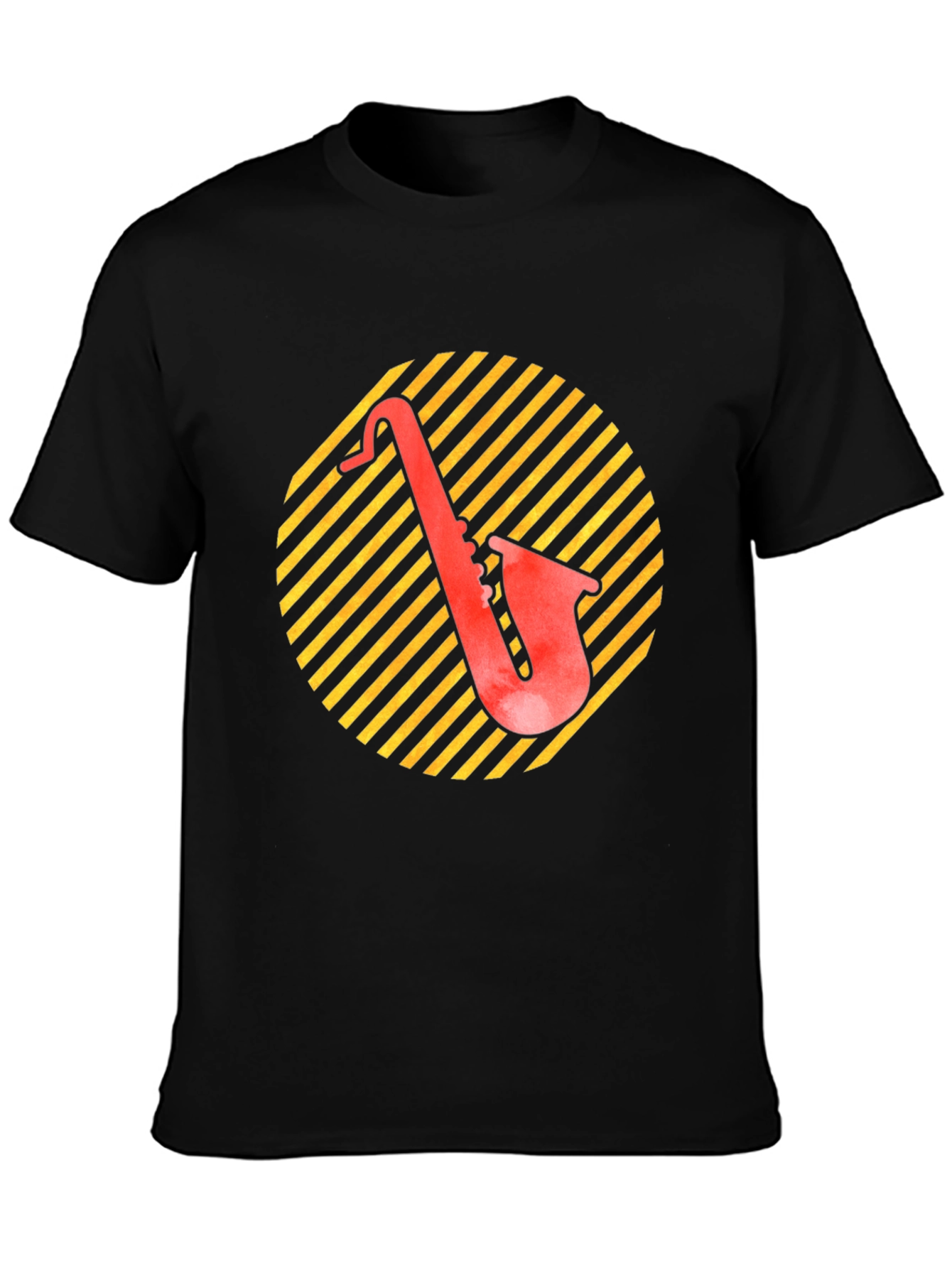 Retro Saxophone Graphic T-Shirt - Musician Tee