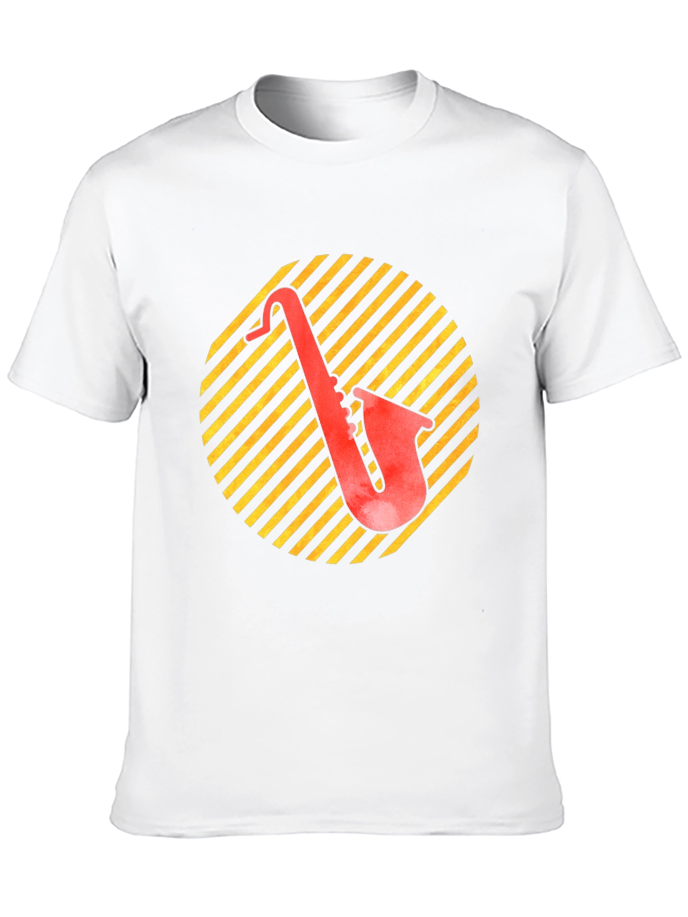 Retro Saxophone Graphic T-Shirt - Musician Tee