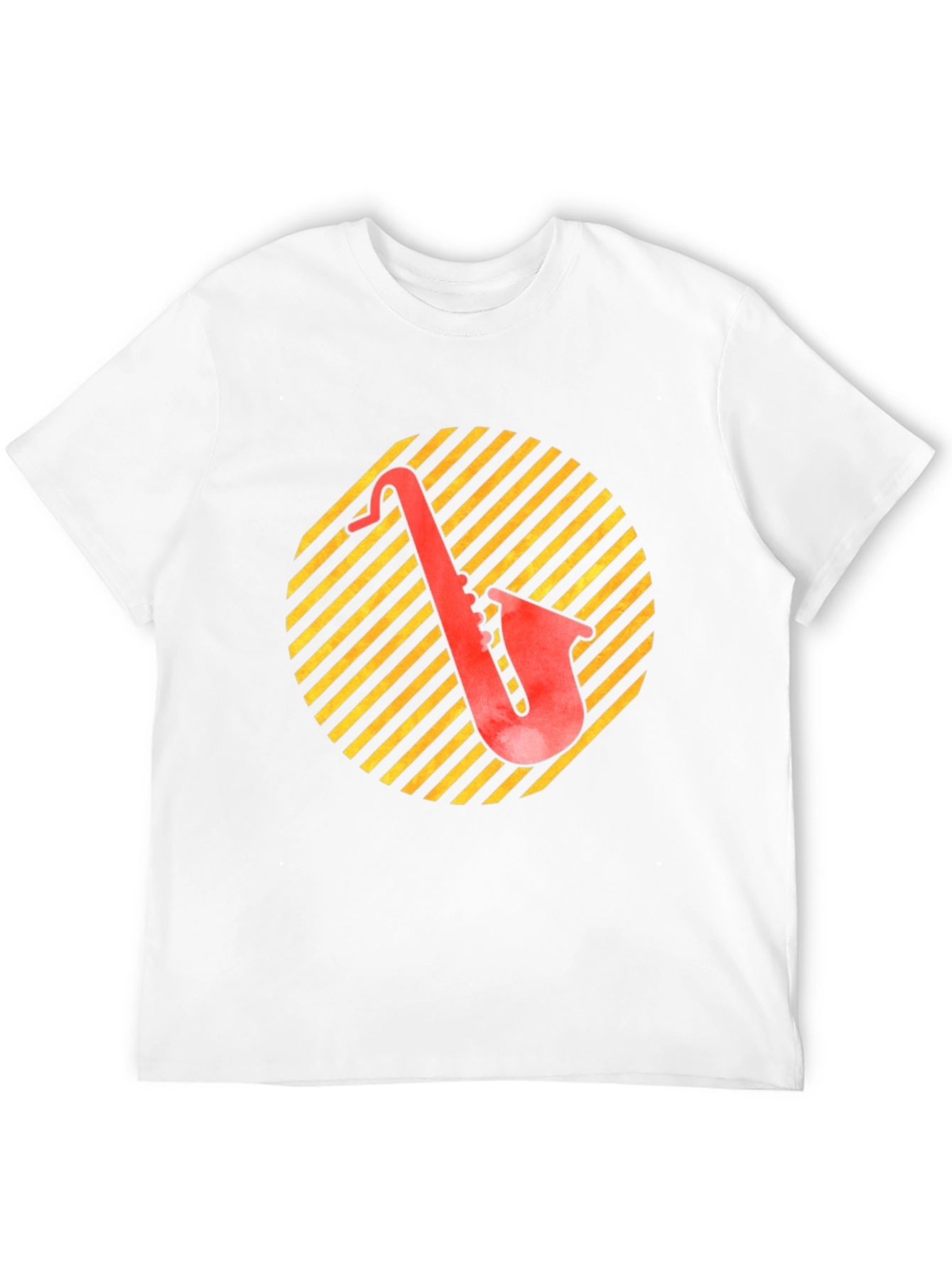 Retro Saxophone Graphic T-Shirt - Musician Tee