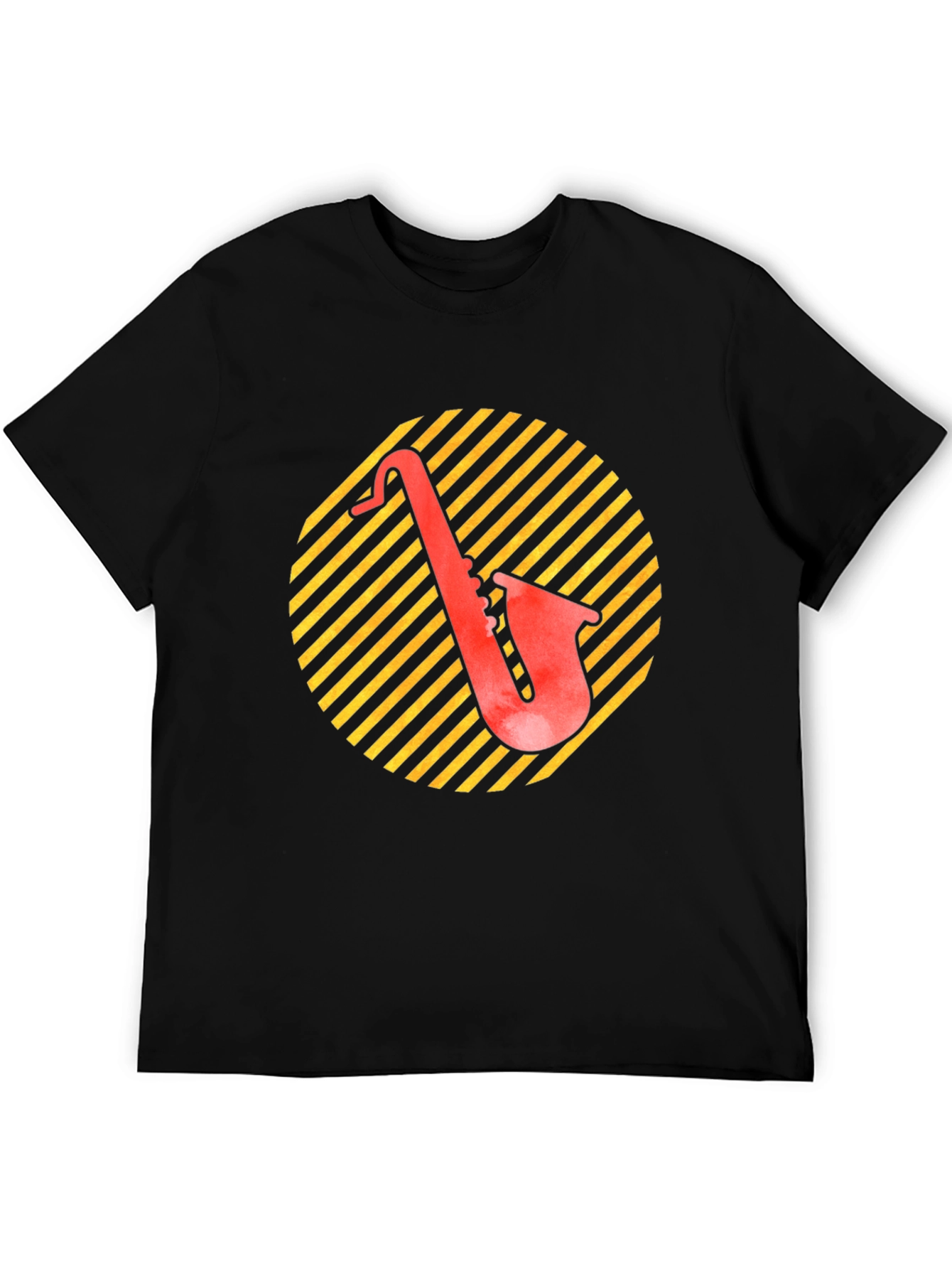 Retro Saxophone Graphic T-Shirt - Musician Tee