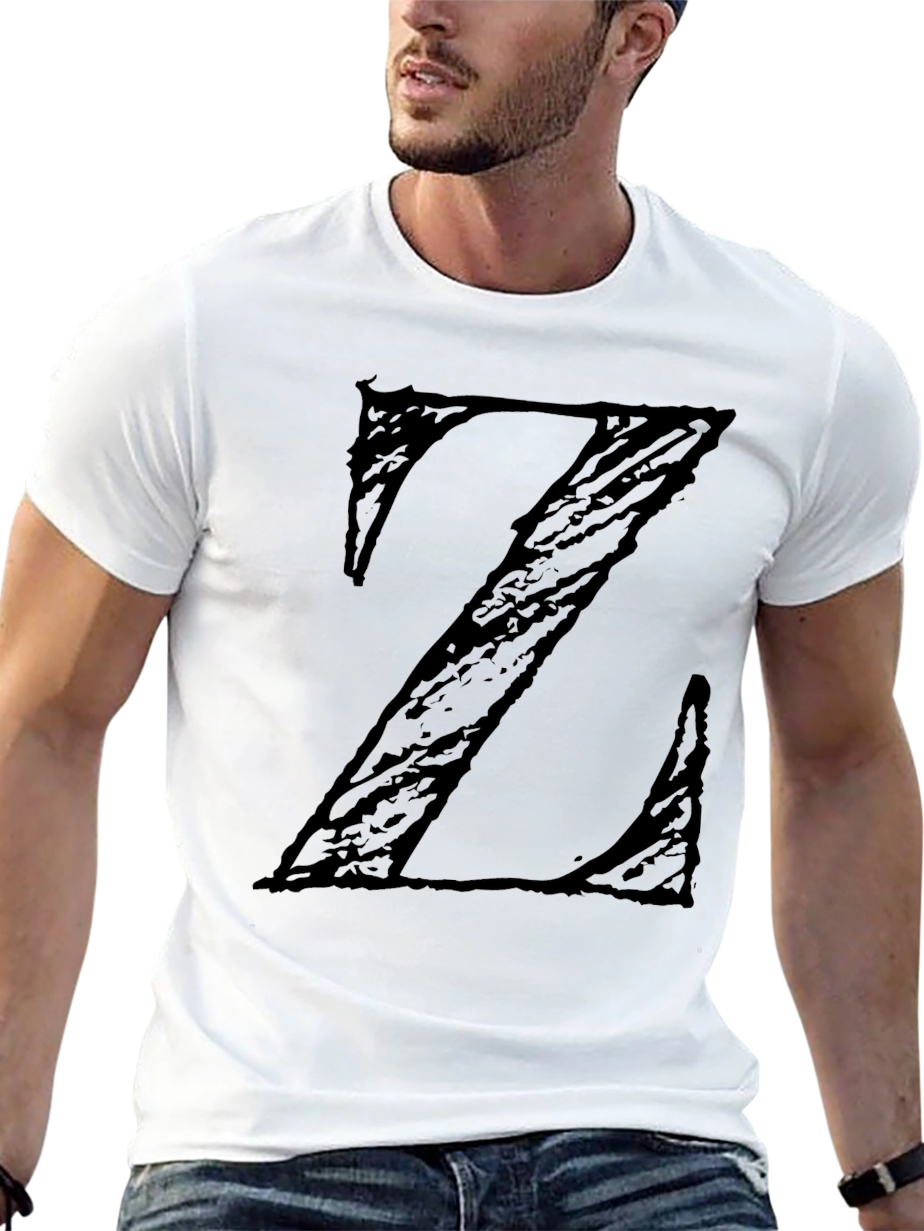 Bold Z Graphic Black T-Shirt