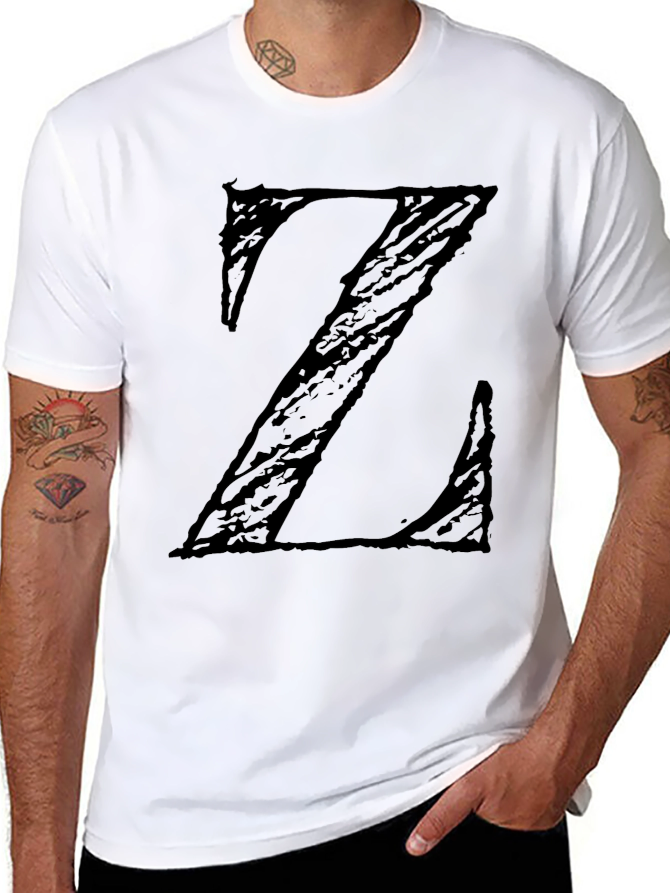 Bold Z Graphic Black T-Shirt
