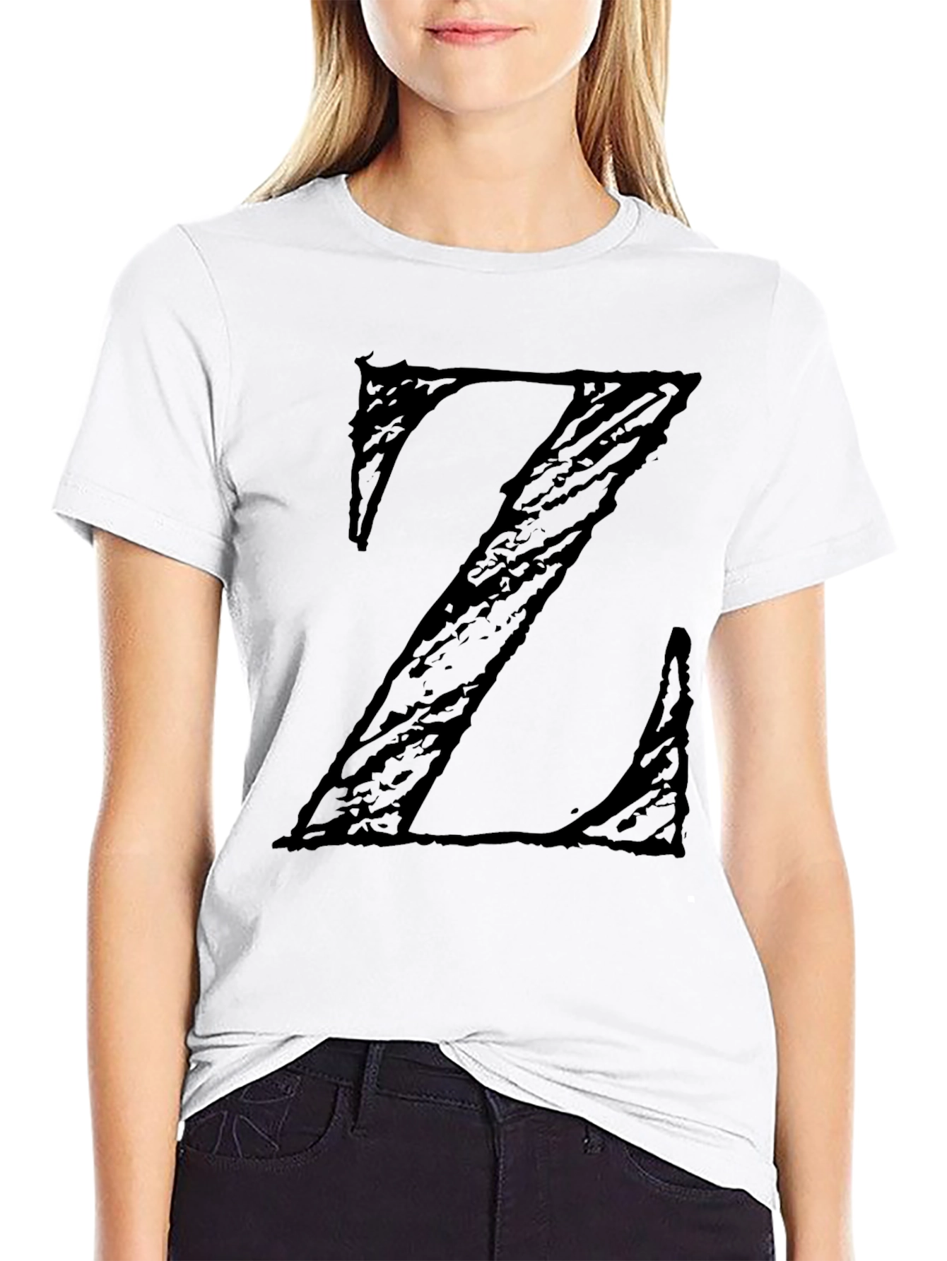 Bold Z Graphic Black T-Shirt