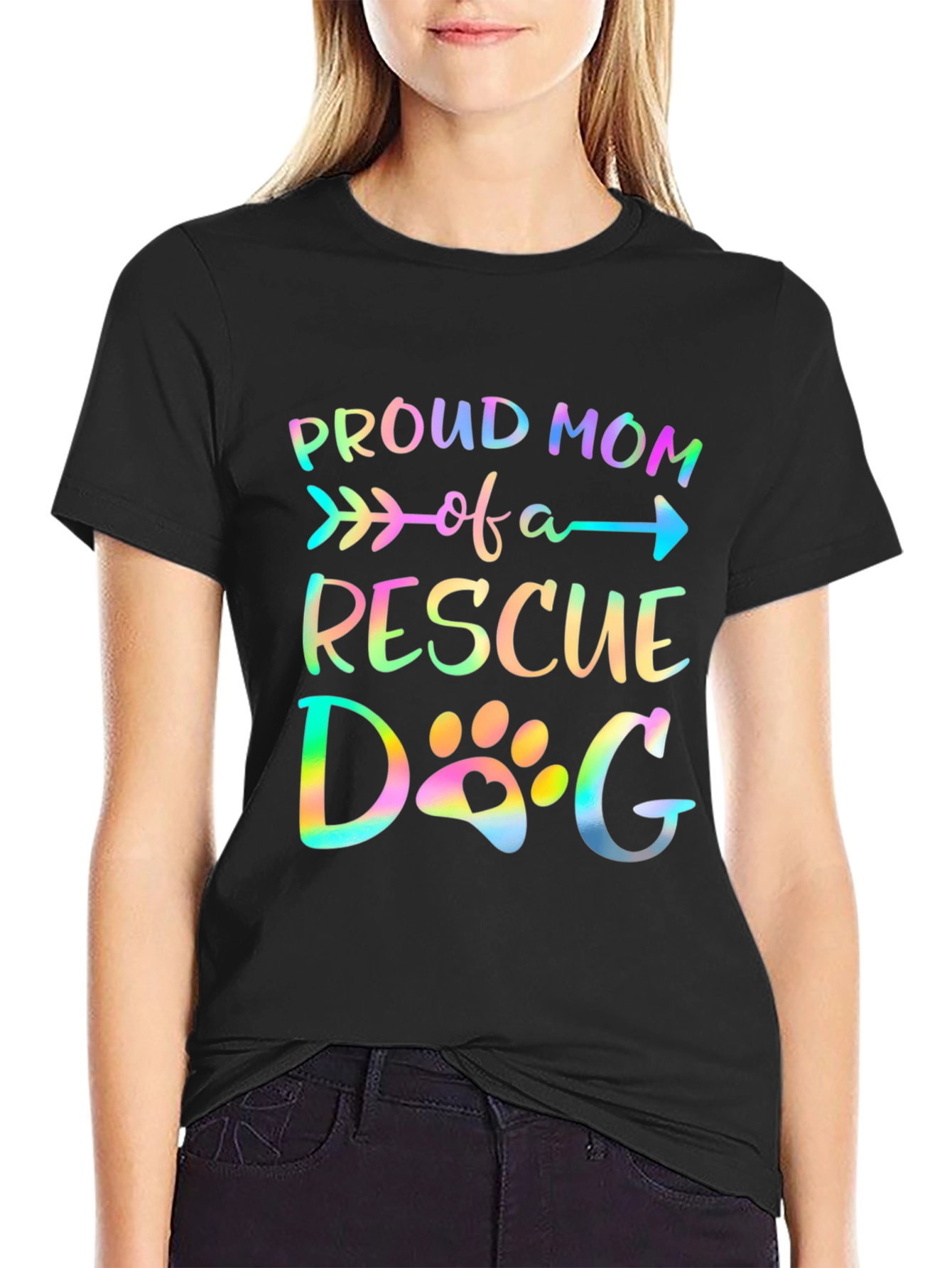 Proud Mom of a Rescue Dog T-Shirt