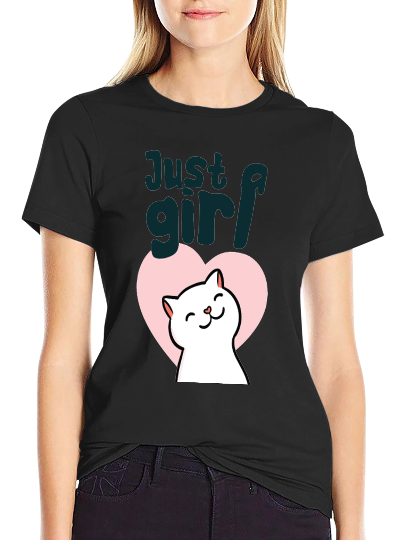 Just A Girl Who Loves Cats T-Shirt