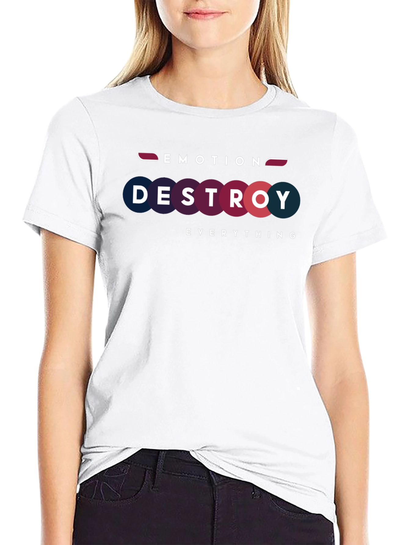 Emotion Destroy Everything Black T-Shirt