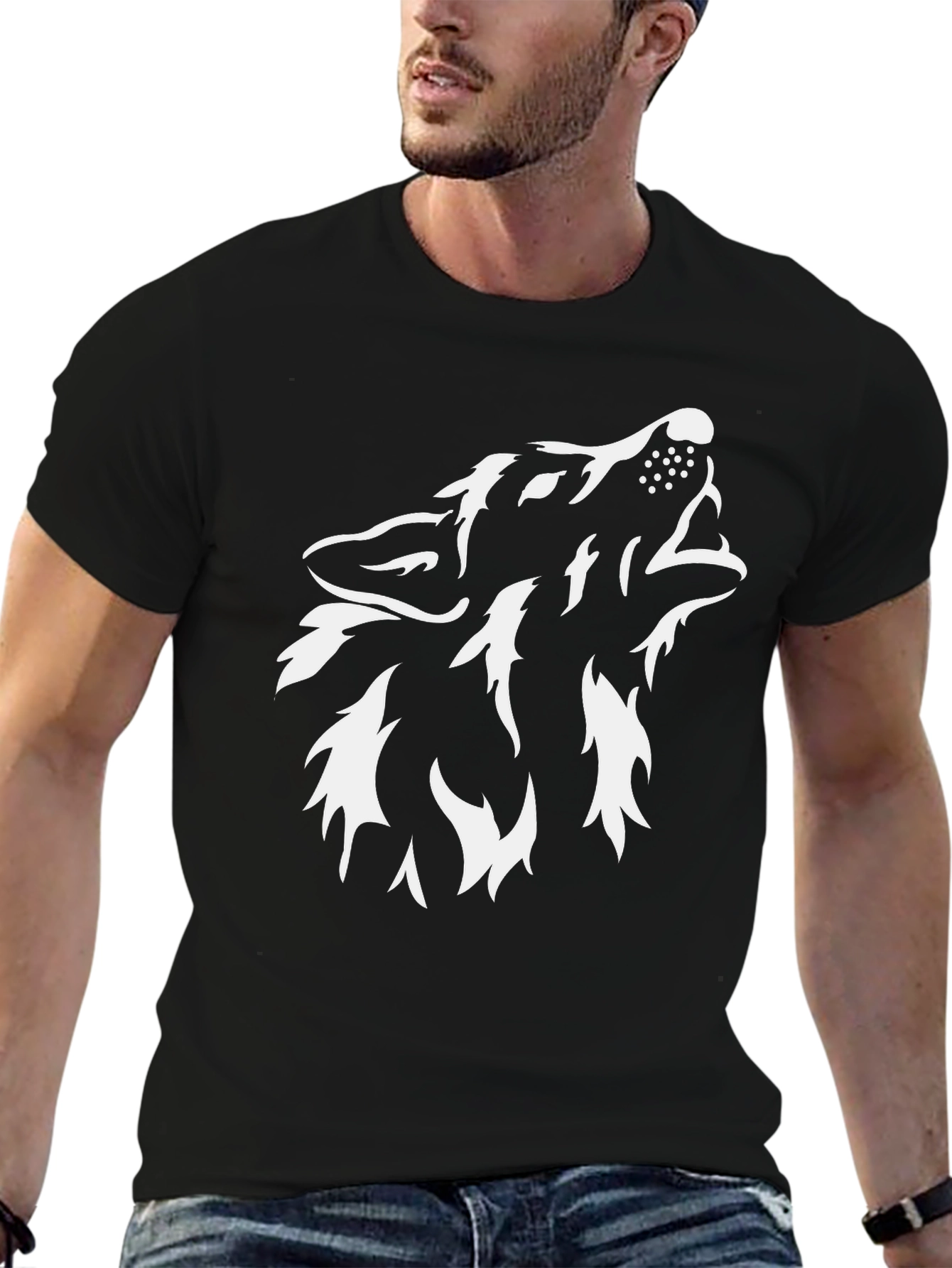 Black Wolf Graphic Tee