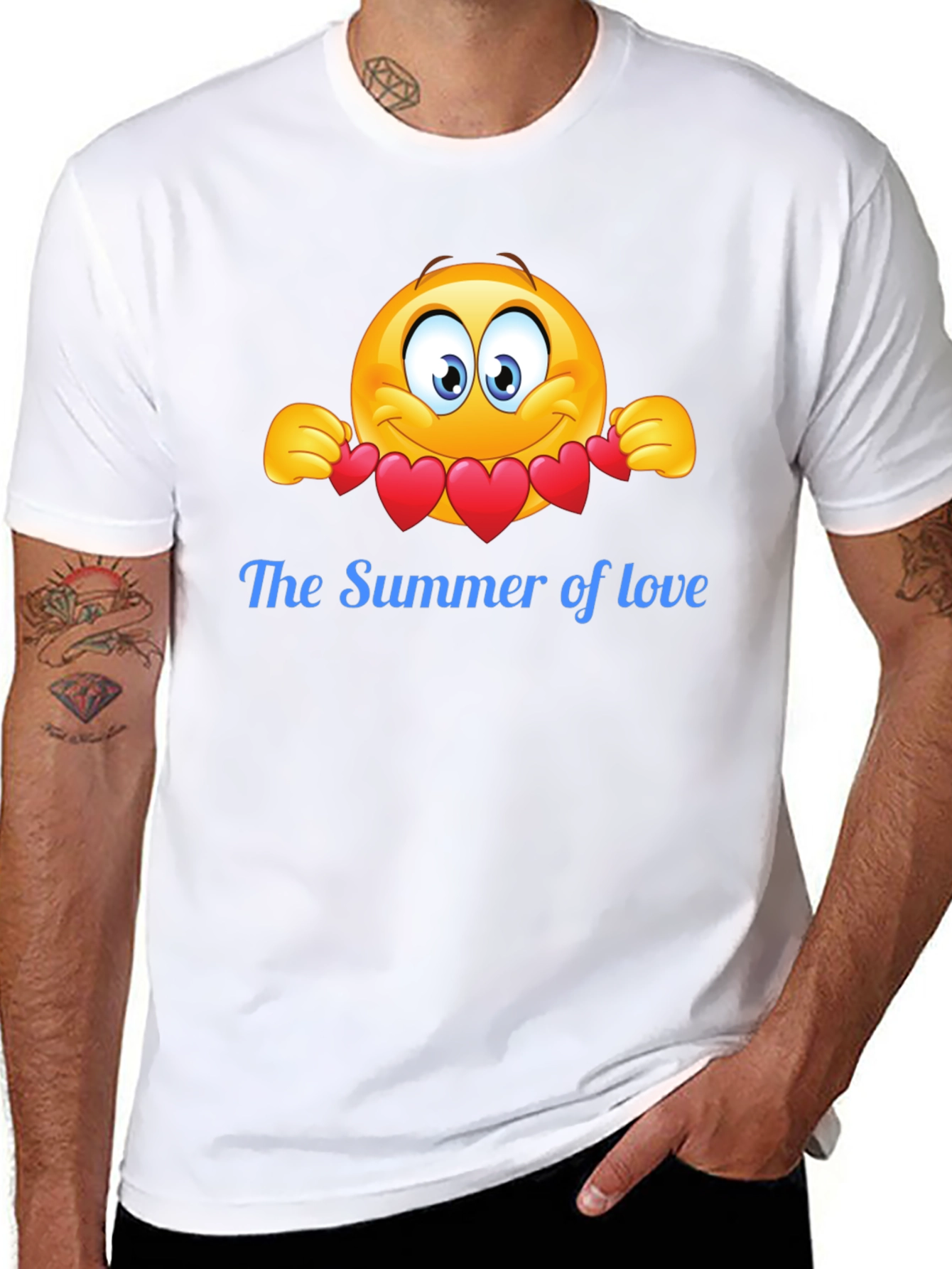 Summer of Love Emoji T-Shirt
