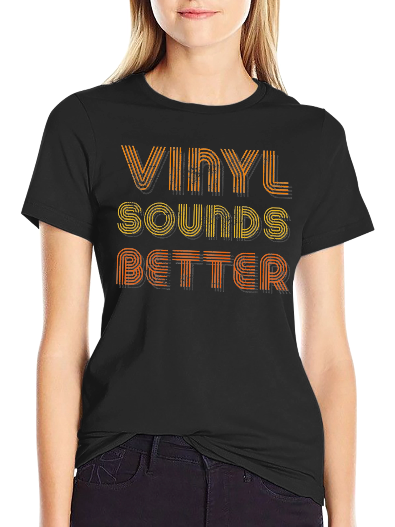 Vinyl Sounds Better T-Shirt Retro Music Tee