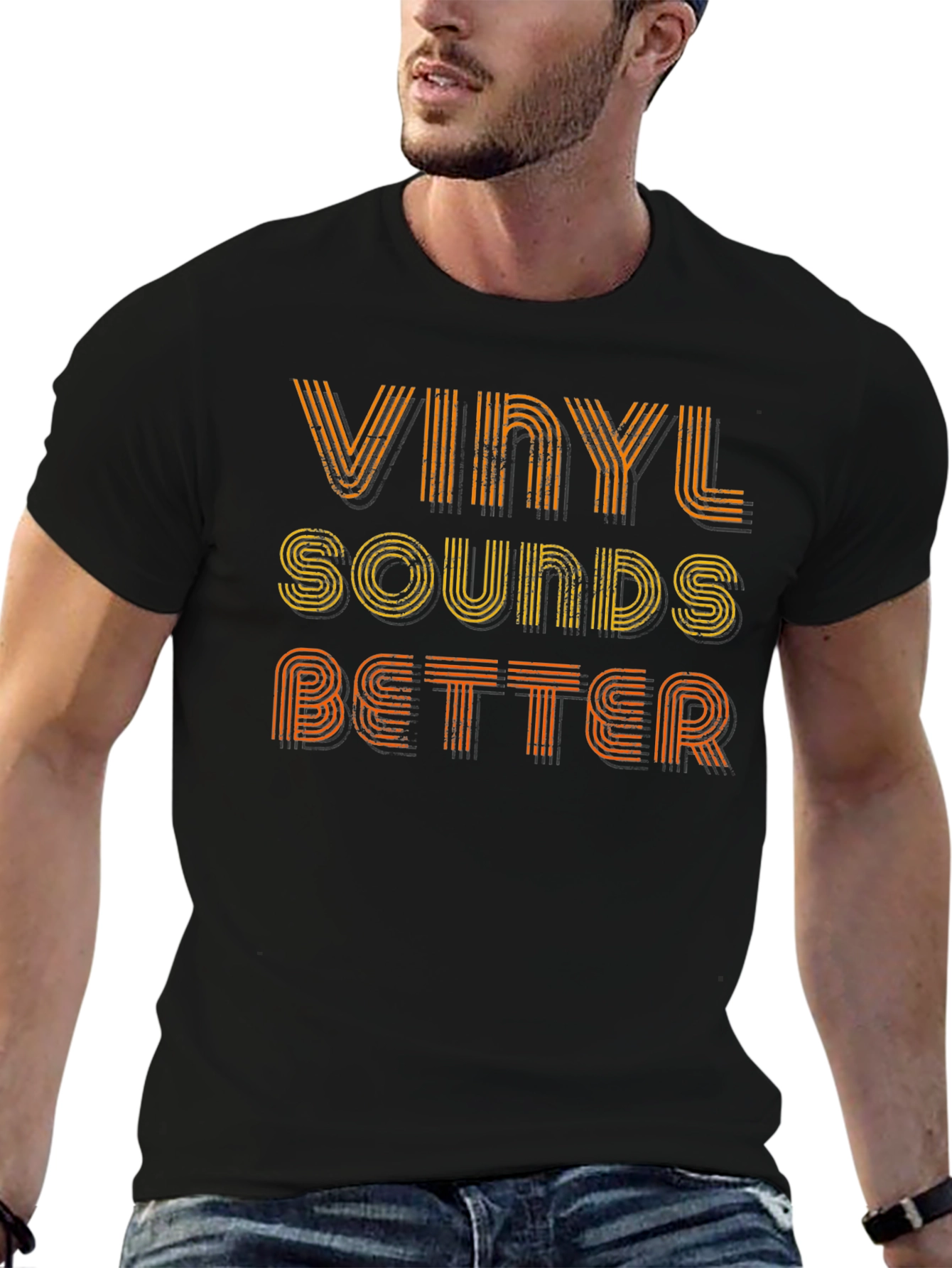Vinyl Sounds Better T-Shirt Retro Music Tee