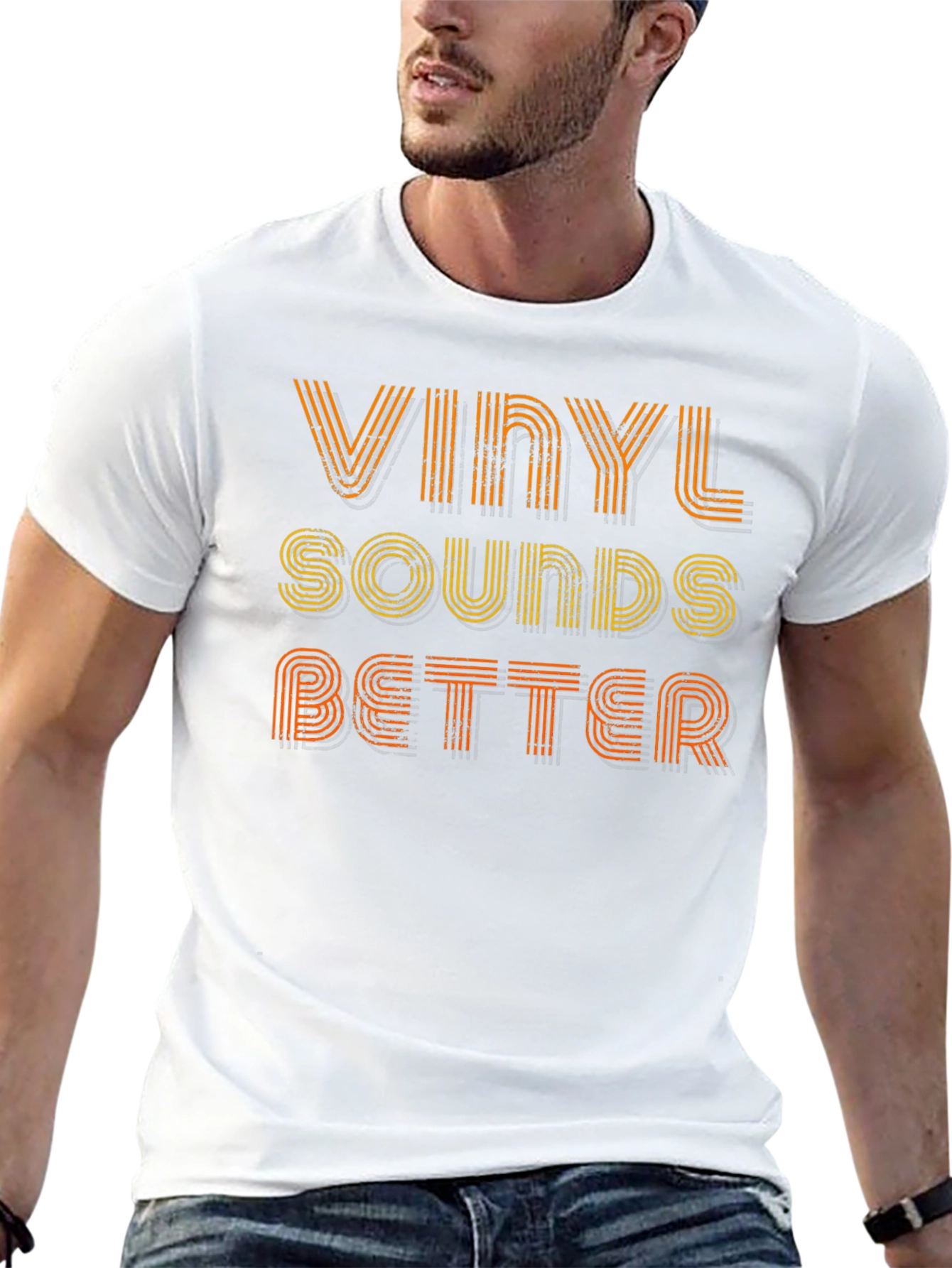 Vinyl Sounds Better T-Shirt Retro Music Tee