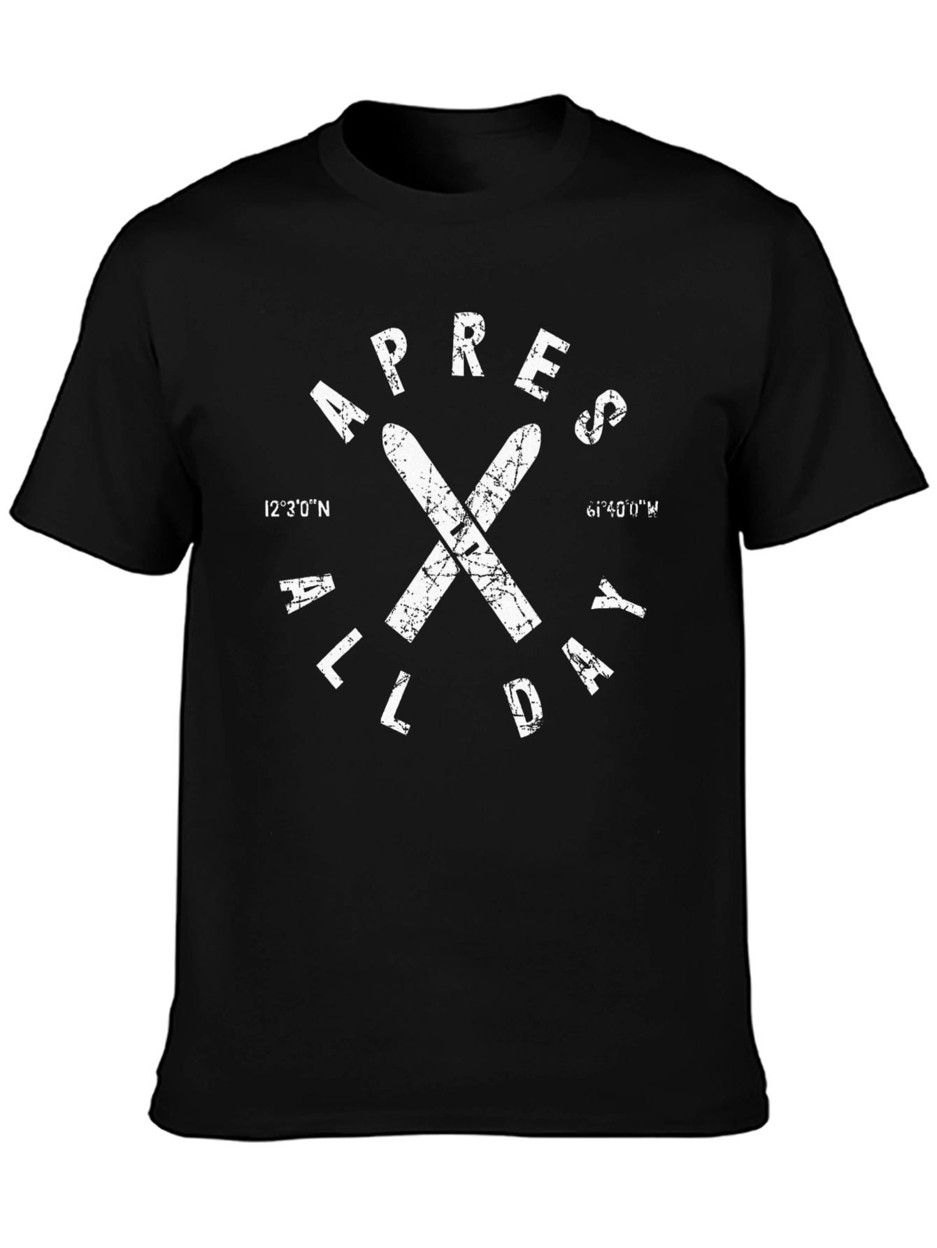 Apres All Day Graphic Tee - Ski Enthusiast T-Shirt