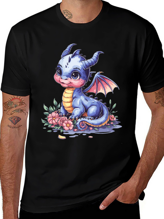 Cute Baby Dragon Graphic Tee