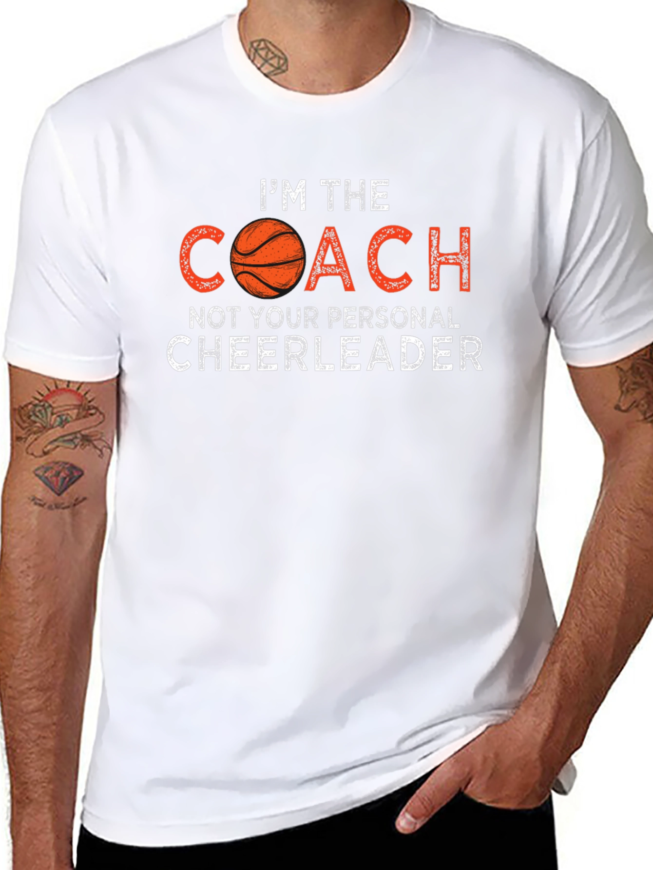 Im the Coach Basketball Graphic T-Shirt