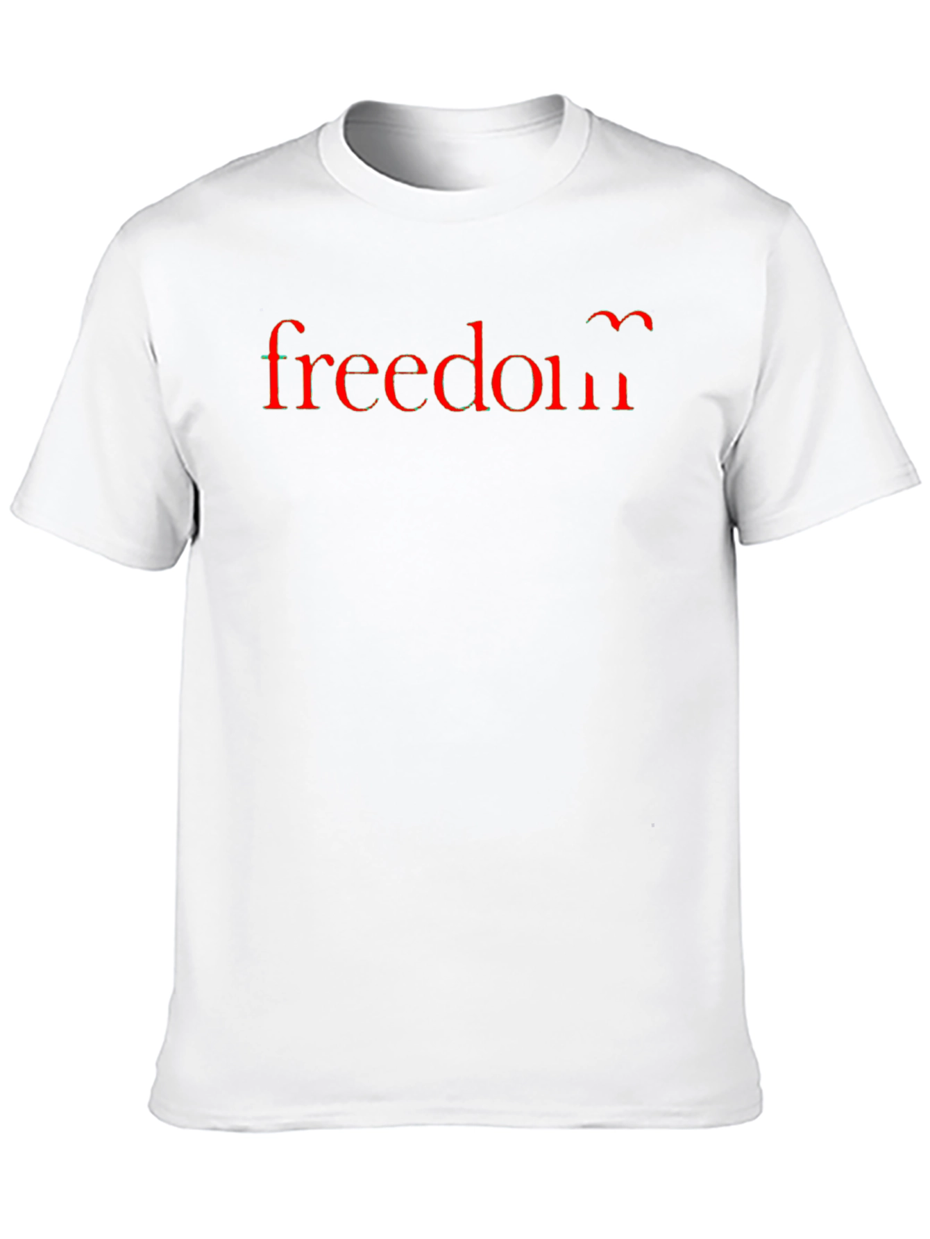 Freedom Graphic Tee - Soft Black Cotton T-Shirt