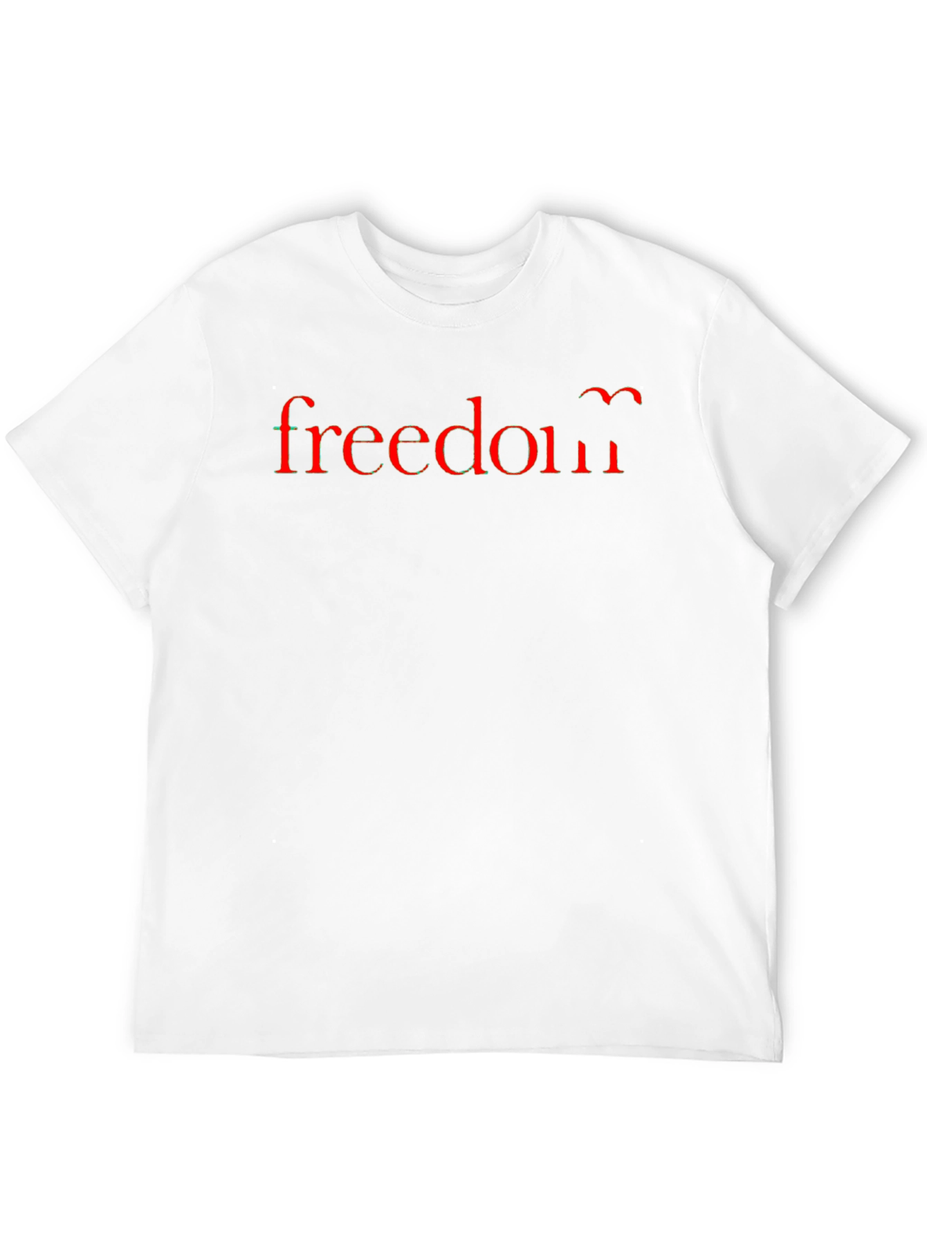 Freedom Graphic Tee - Soft Black Cotton T-Shirt