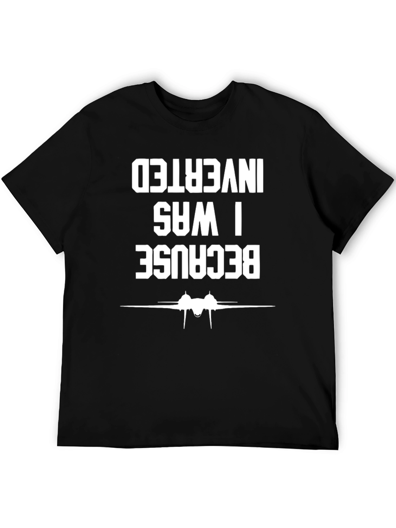 Inverted Aircraft T-Shirt - Cool Pilot Gift