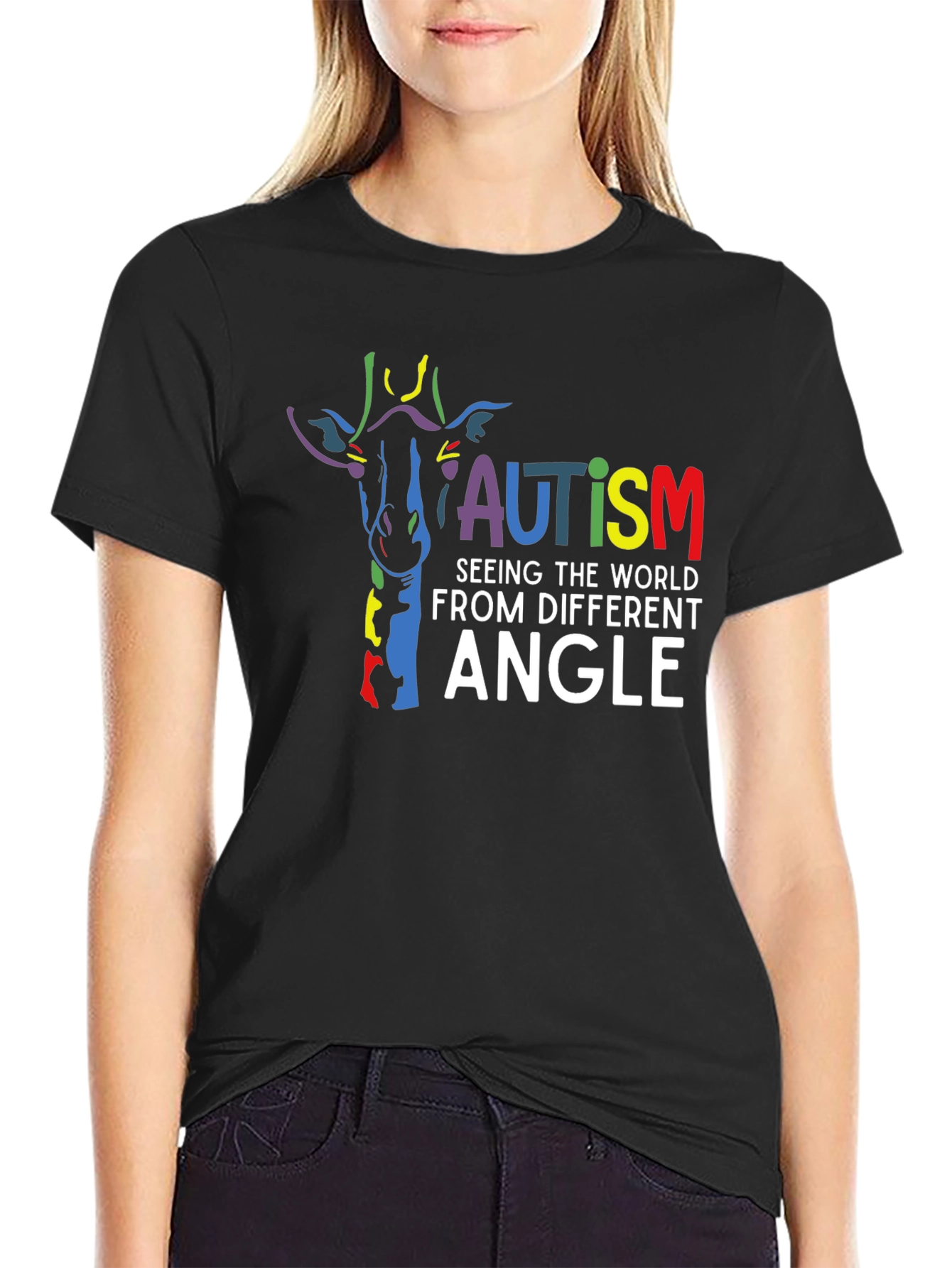 Autism Awareness Giraffe T-Shirt