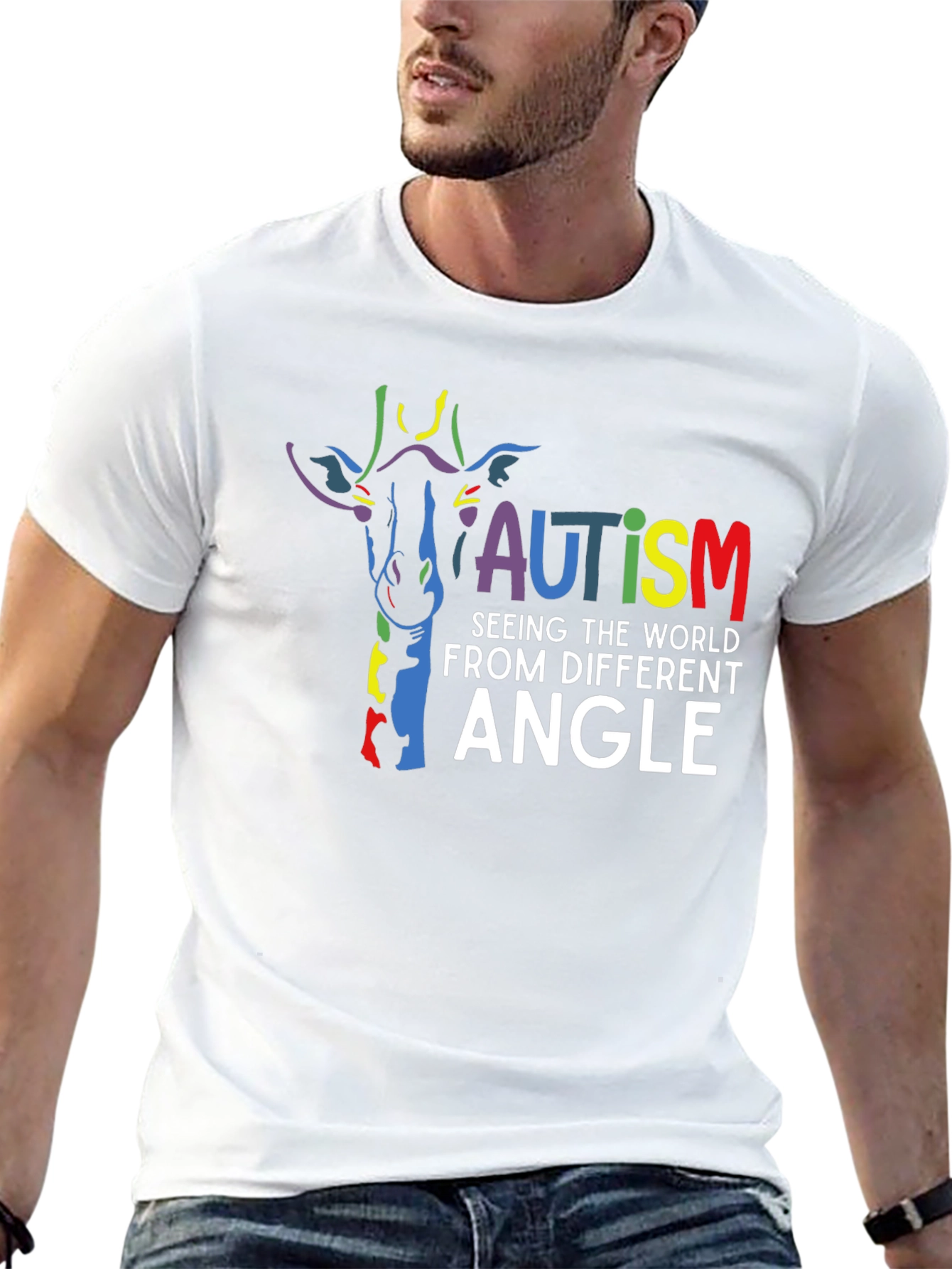 Autism Awareness Giraffe T-Shirt