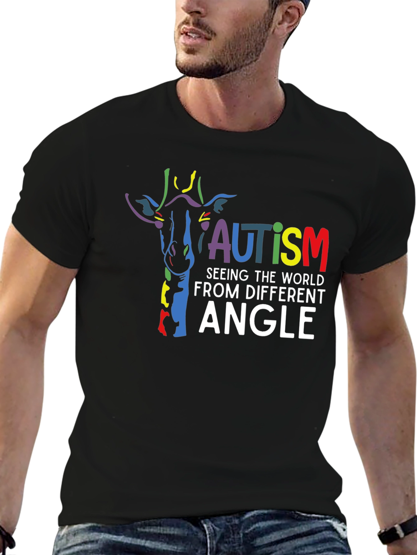 Autism Awareness Giraffe T-Shirt
