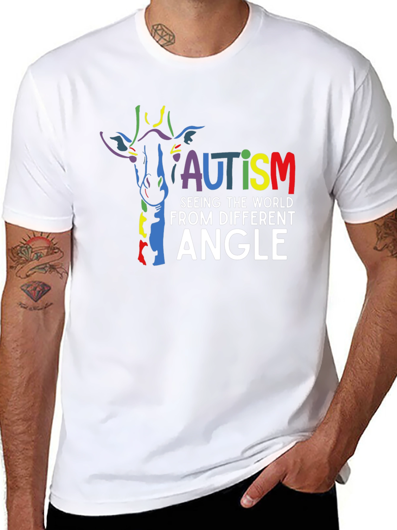 Autism Awareness Giraffe T-Shirt
