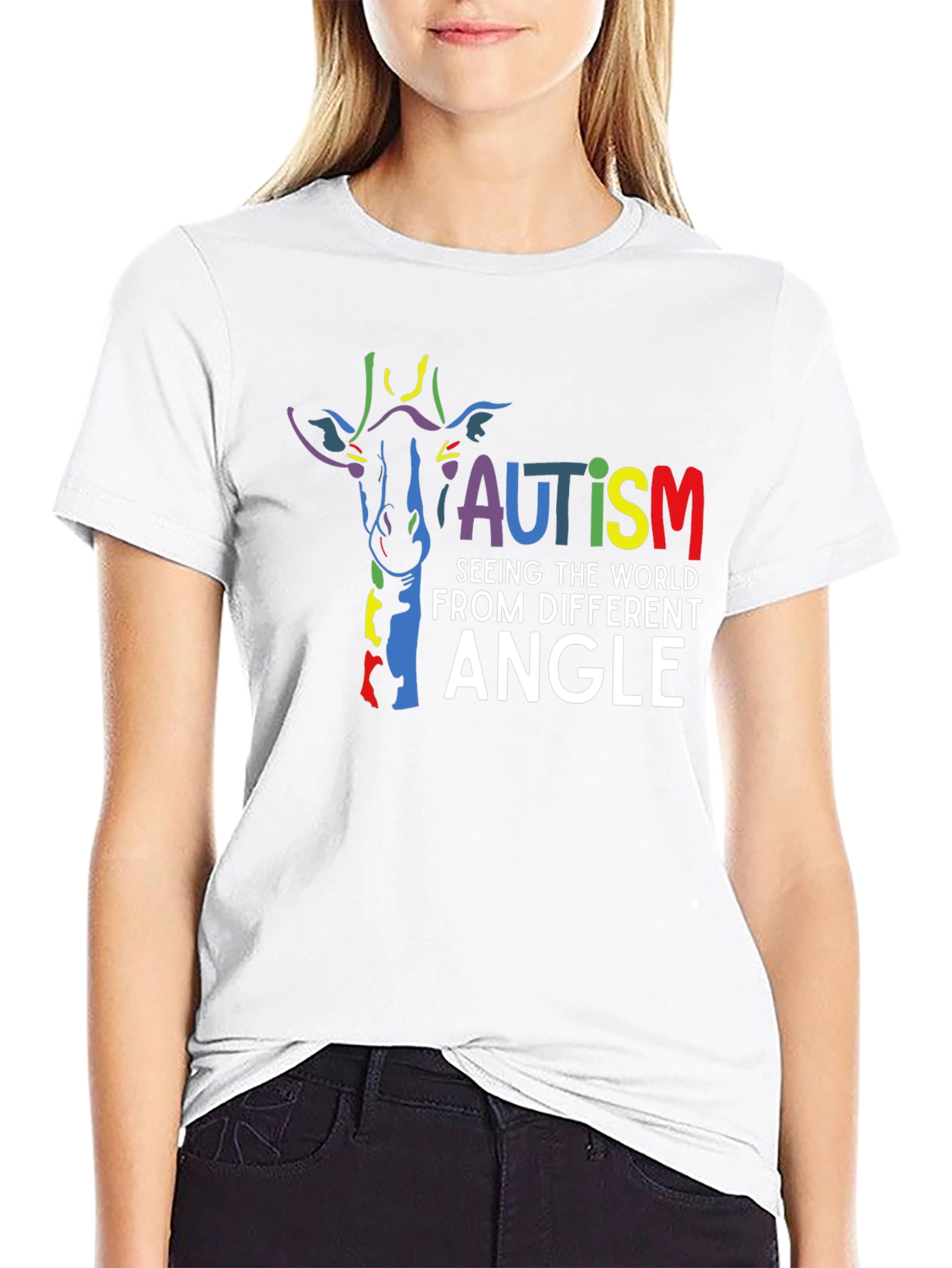 Autism Awareness Giraffe T-Shirt