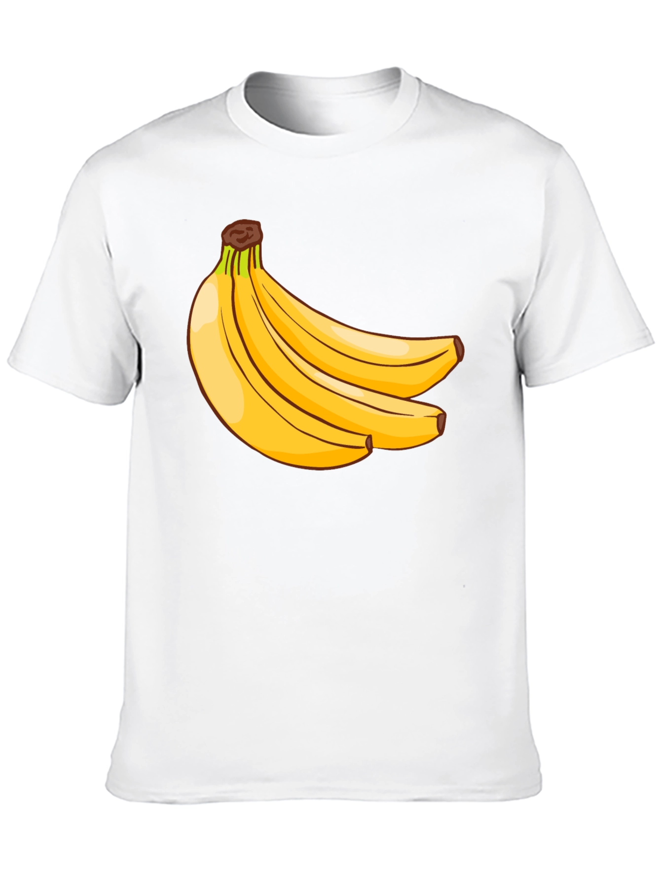 Banana Bunch Graphic Tee - Casual Black T-Shirt
