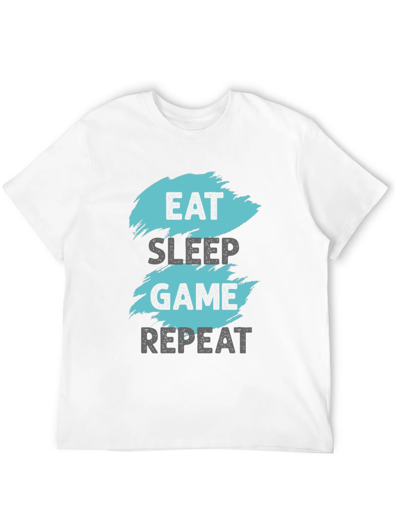 Eat Sleep Game Repeat Graphic Tee - Gamer T-Shirt