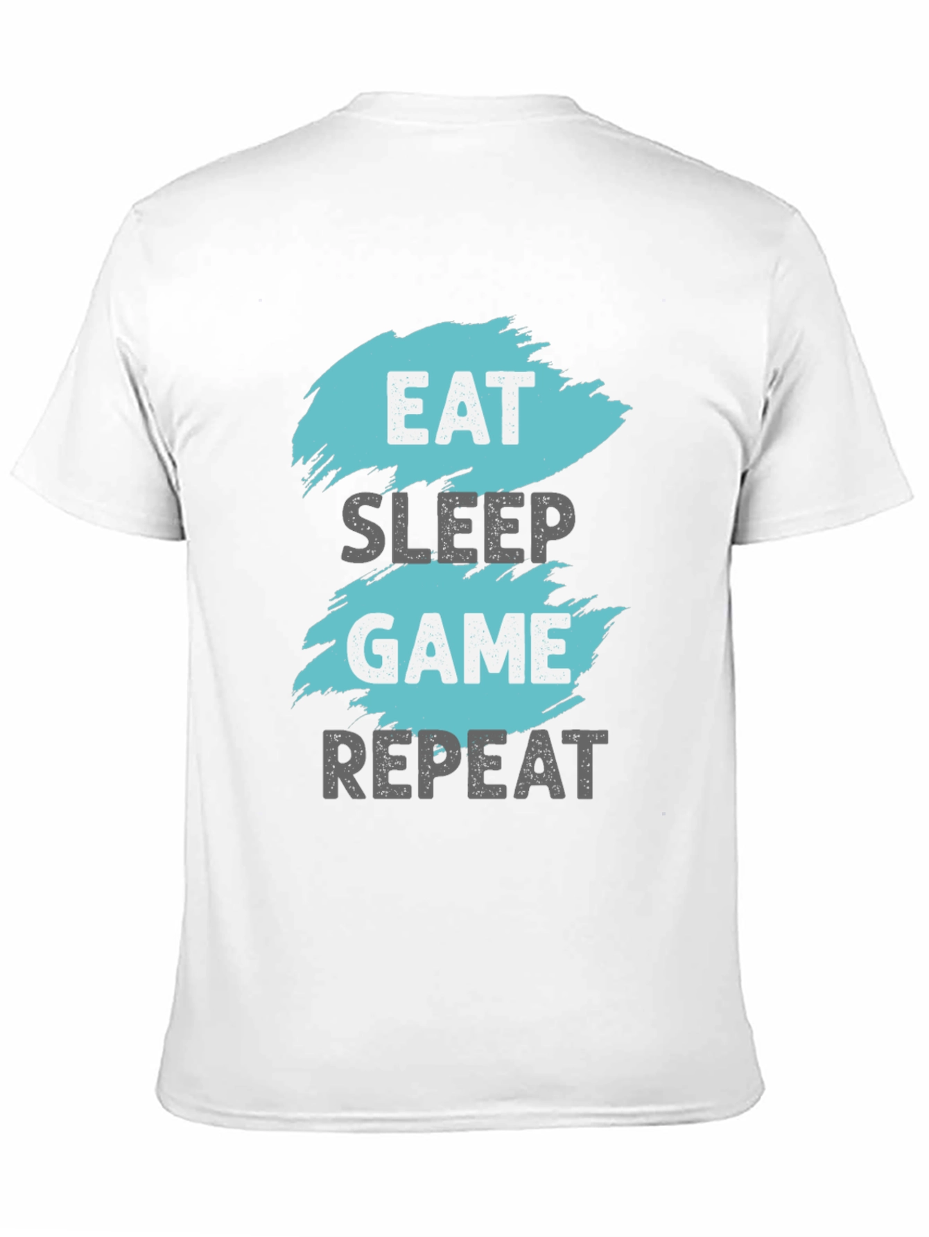 Eat Sleep Game Repeat Graphic Tee - Gamer T-Shirt