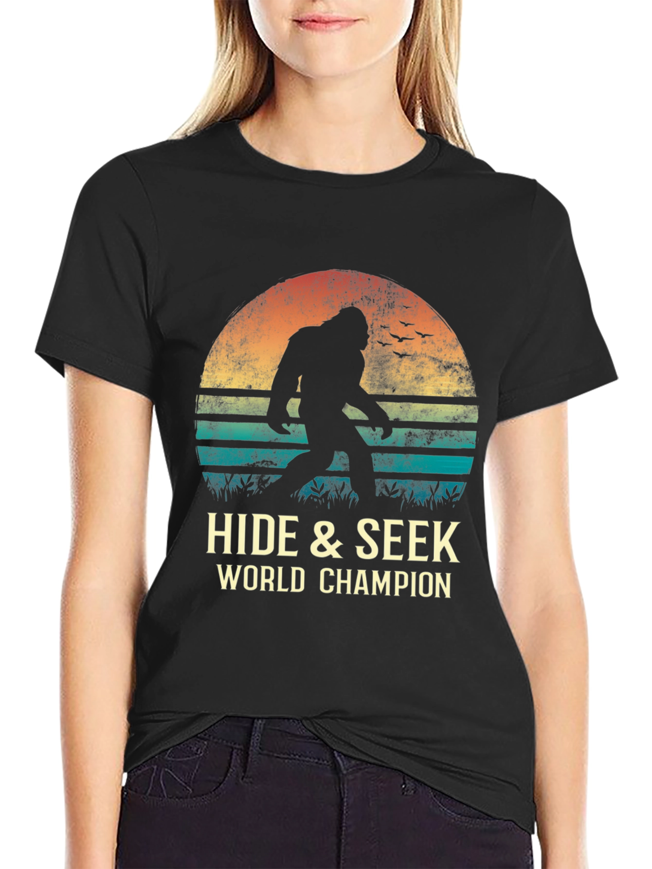 Hide & Seek World Champion Bigfoot Graphic Tee