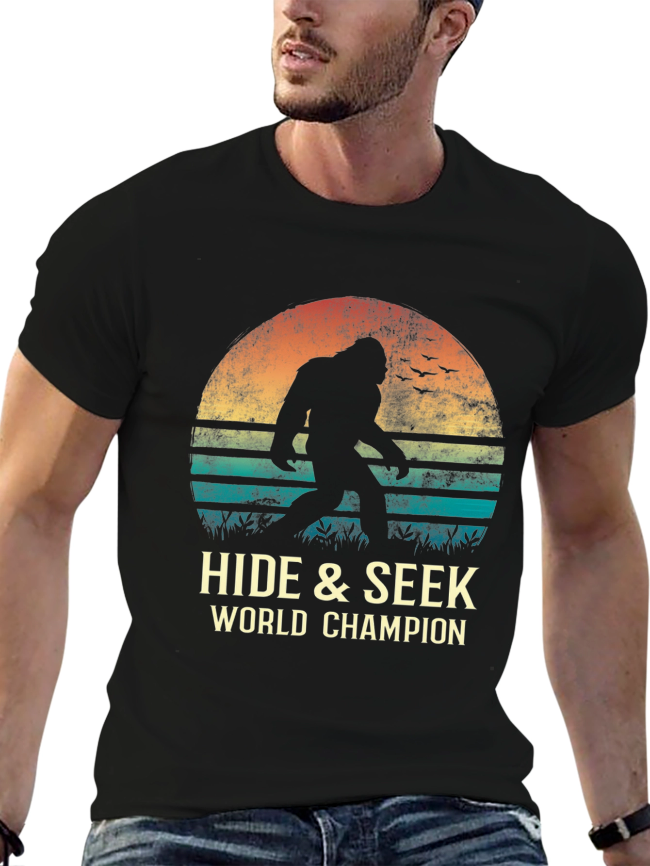 Hide & Seek World Champion Bigfoot Graphic Tee