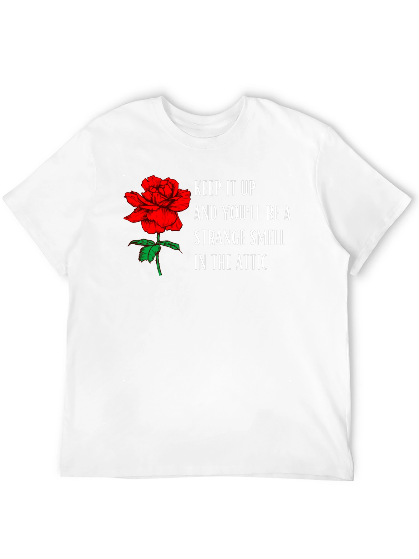 Strange Smell Attic Rose Graphic Tee