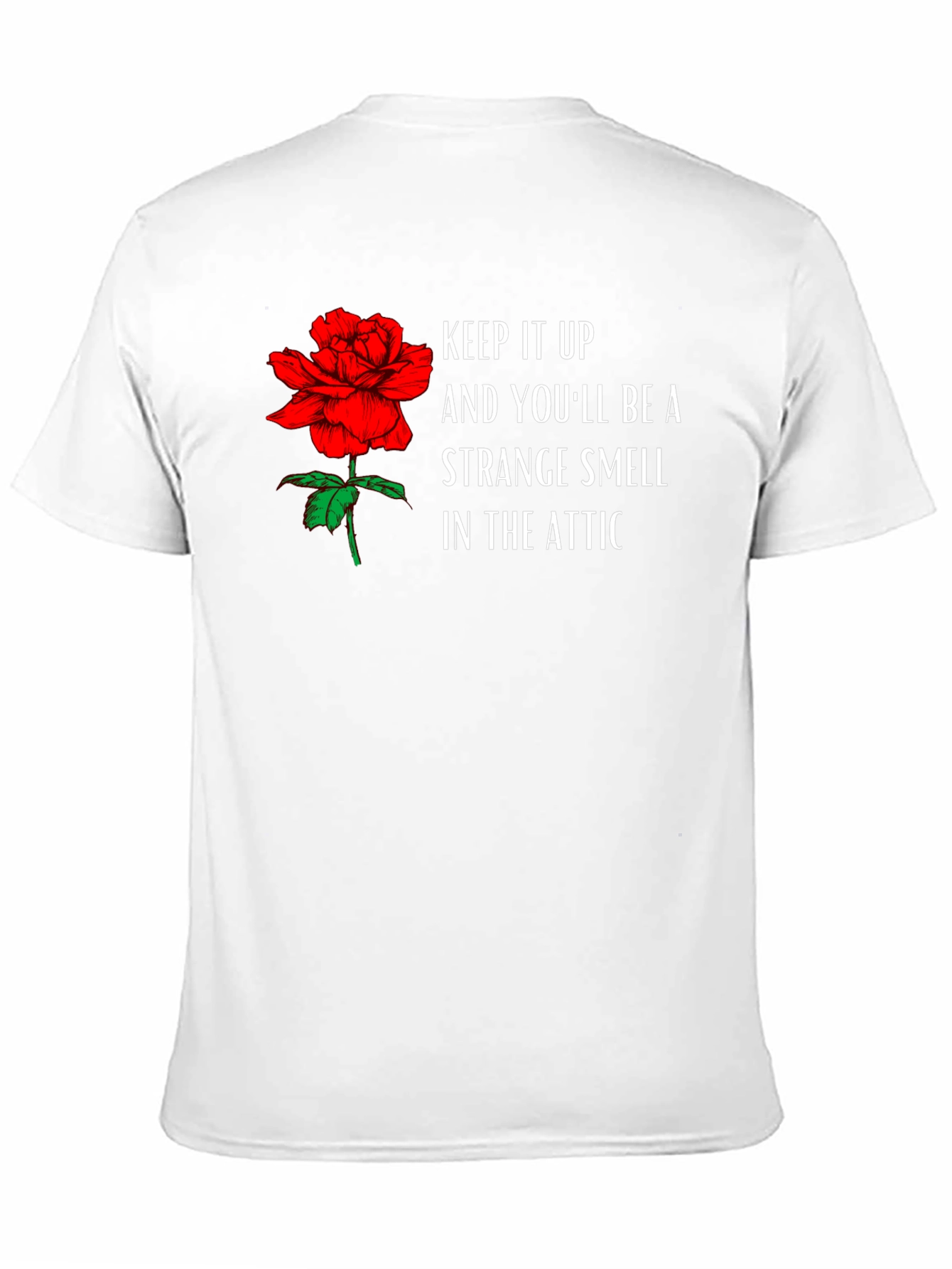Strange Smell Attic Rose Graphic Tee