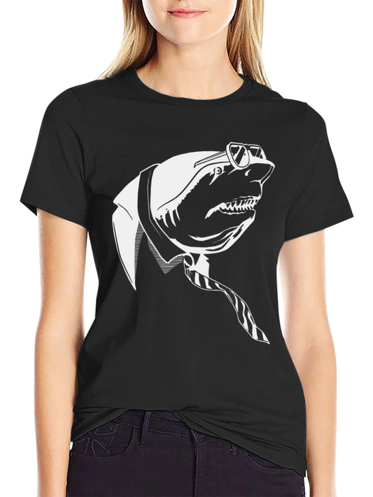 Shark in Suit Graphic T-Shirt - Cool & Unique Design