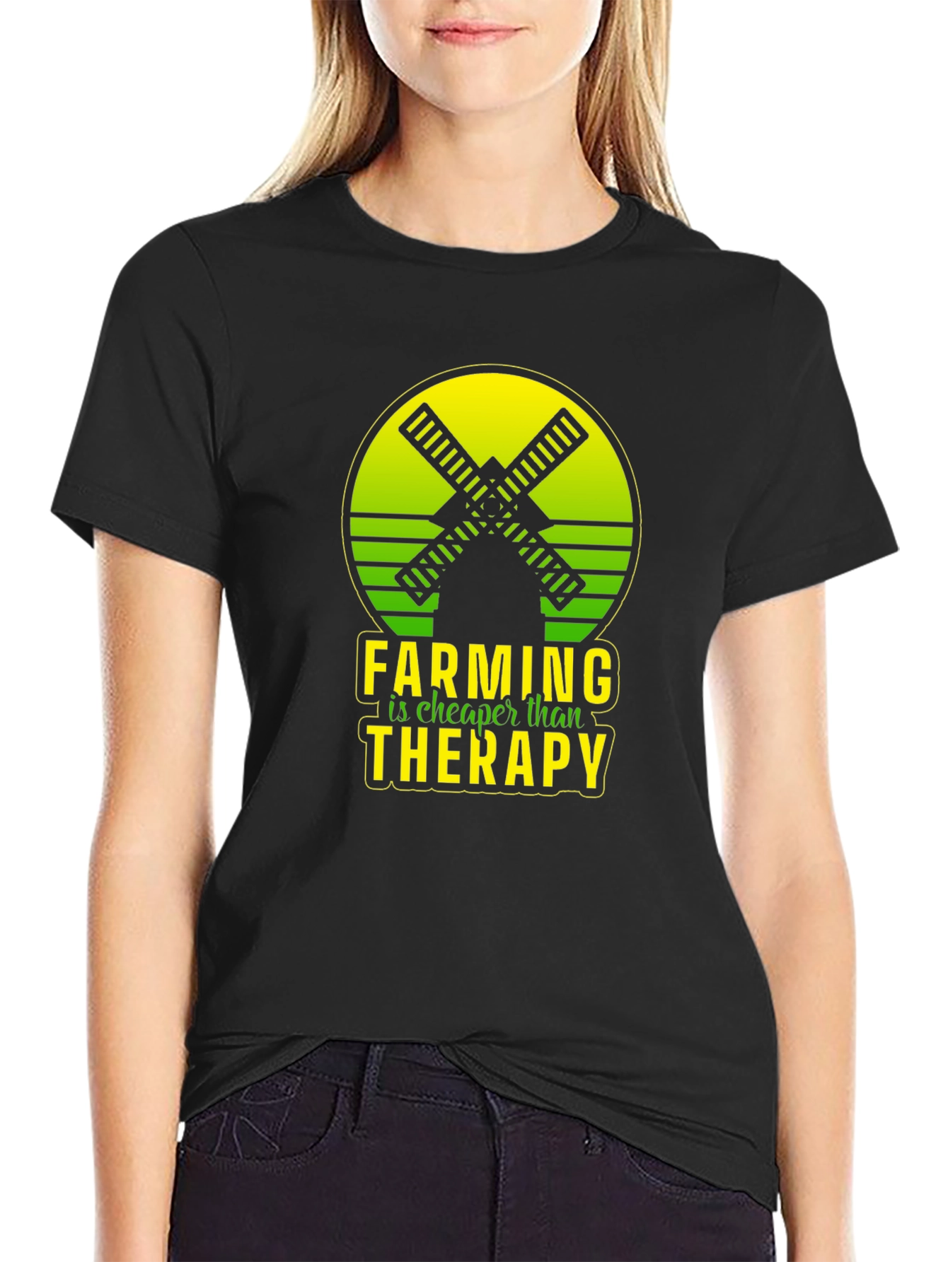 Farming is Cheaper Than Therapy T-Shirt