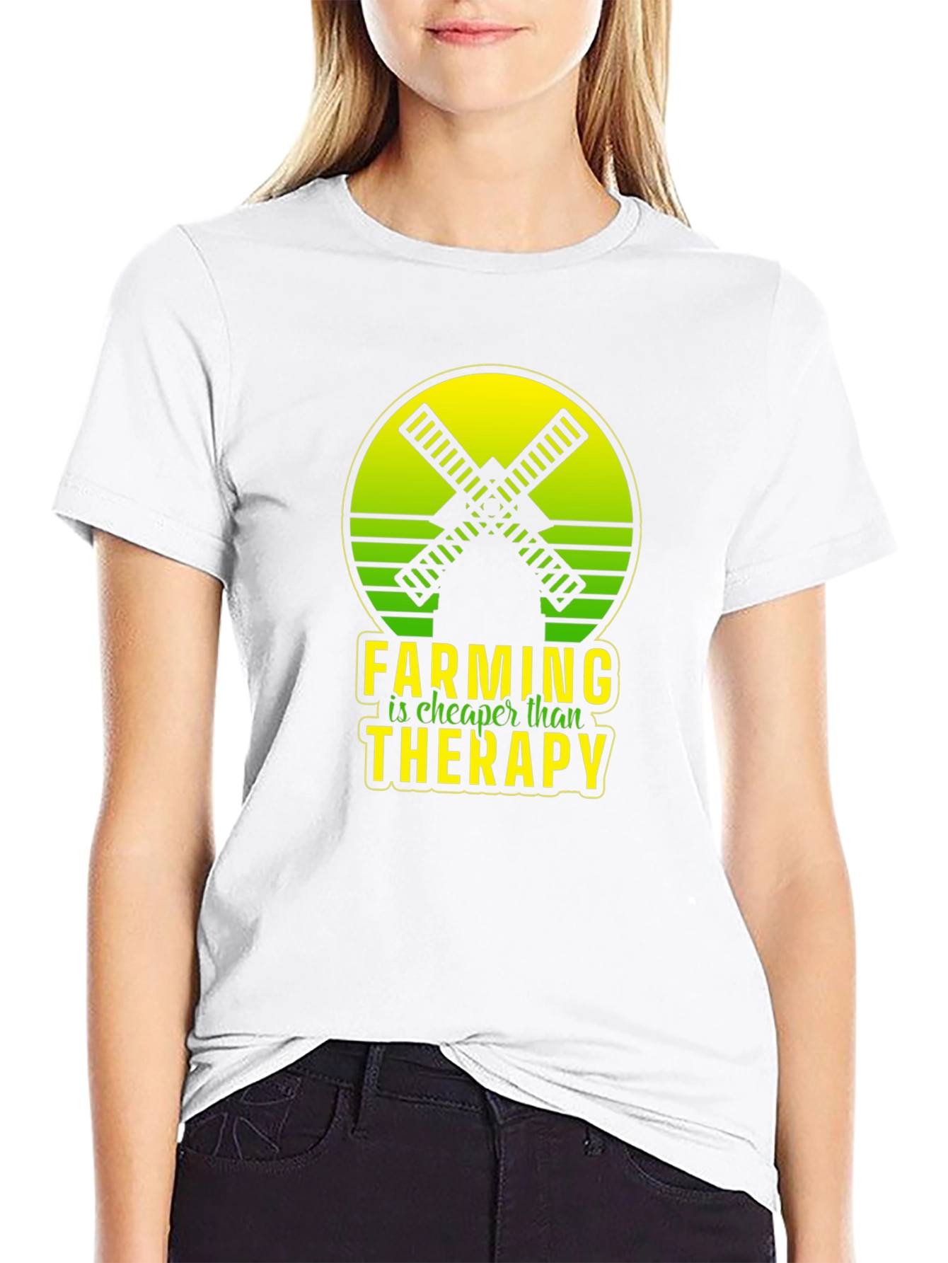 Farming is Cheaper Than Therapy T-Shirt
