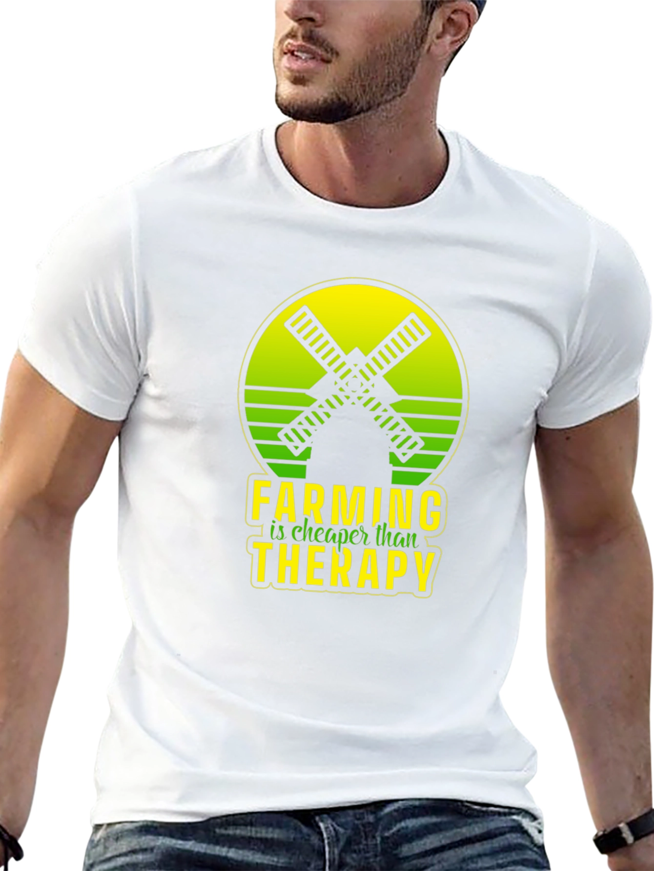 Farming is Cheaper Than Therapy T-Shirt