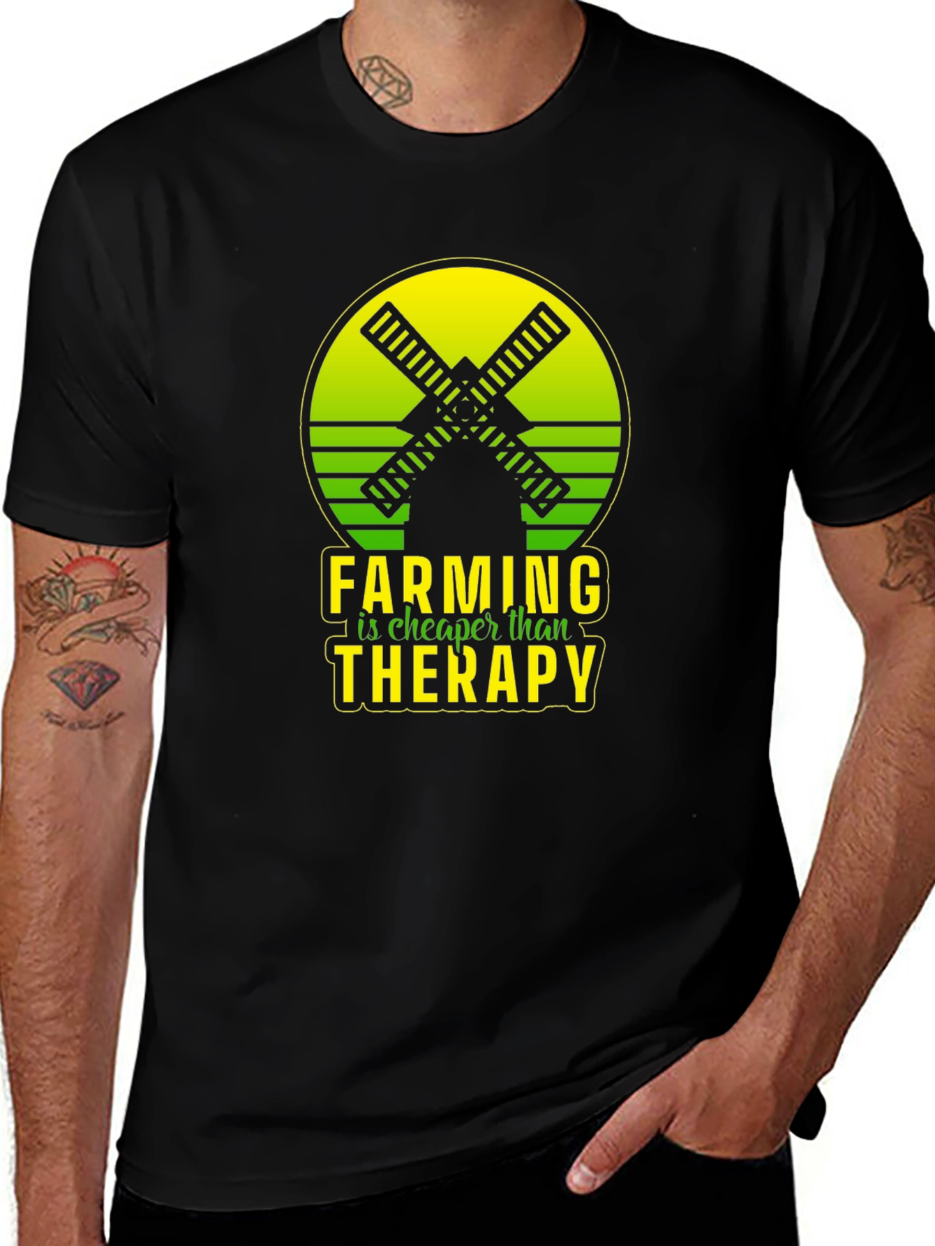 Farming is Cheaper Than Therapy T-Shirt