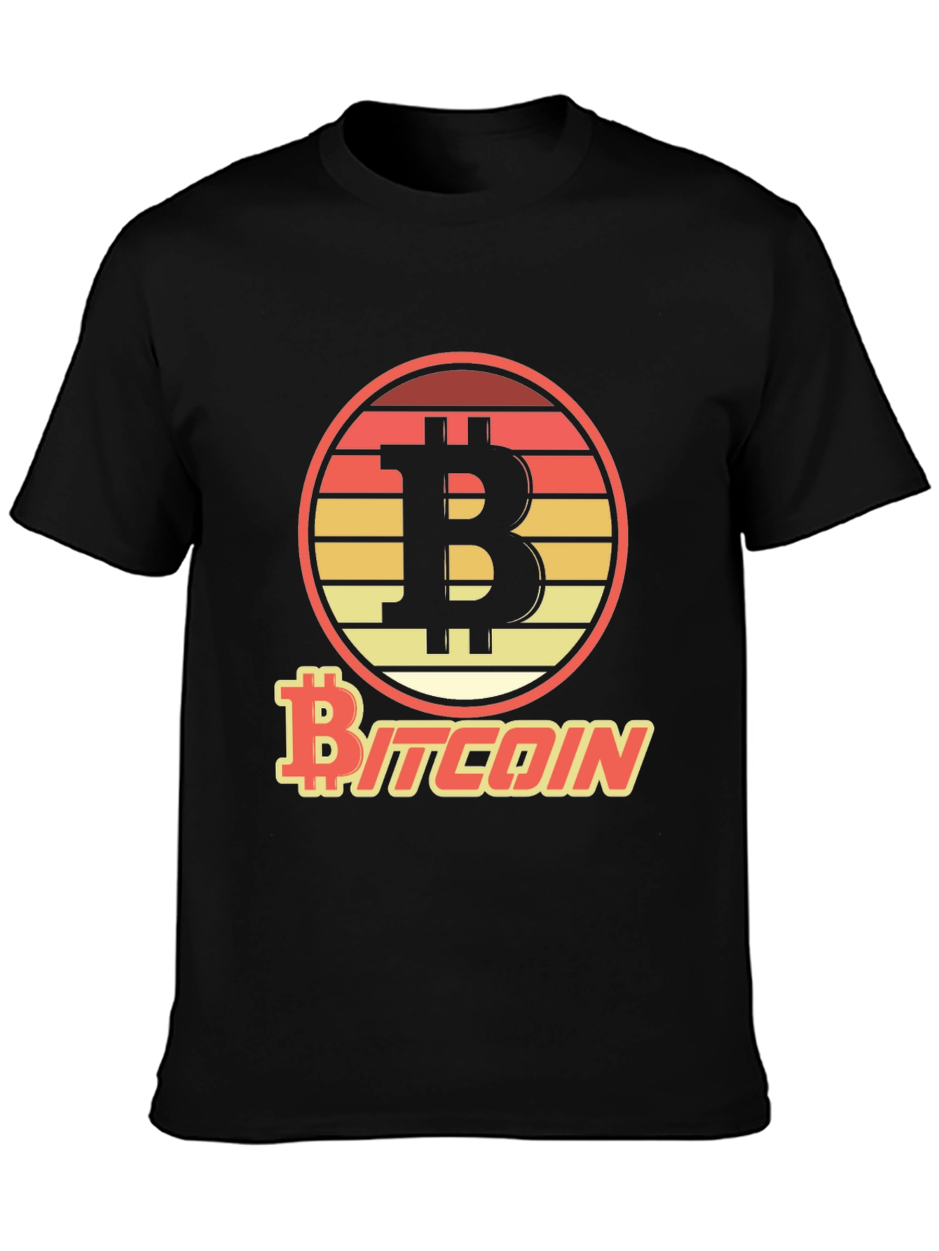 Bitcoin Sunset T-Shirt - Crypto Currency Tee