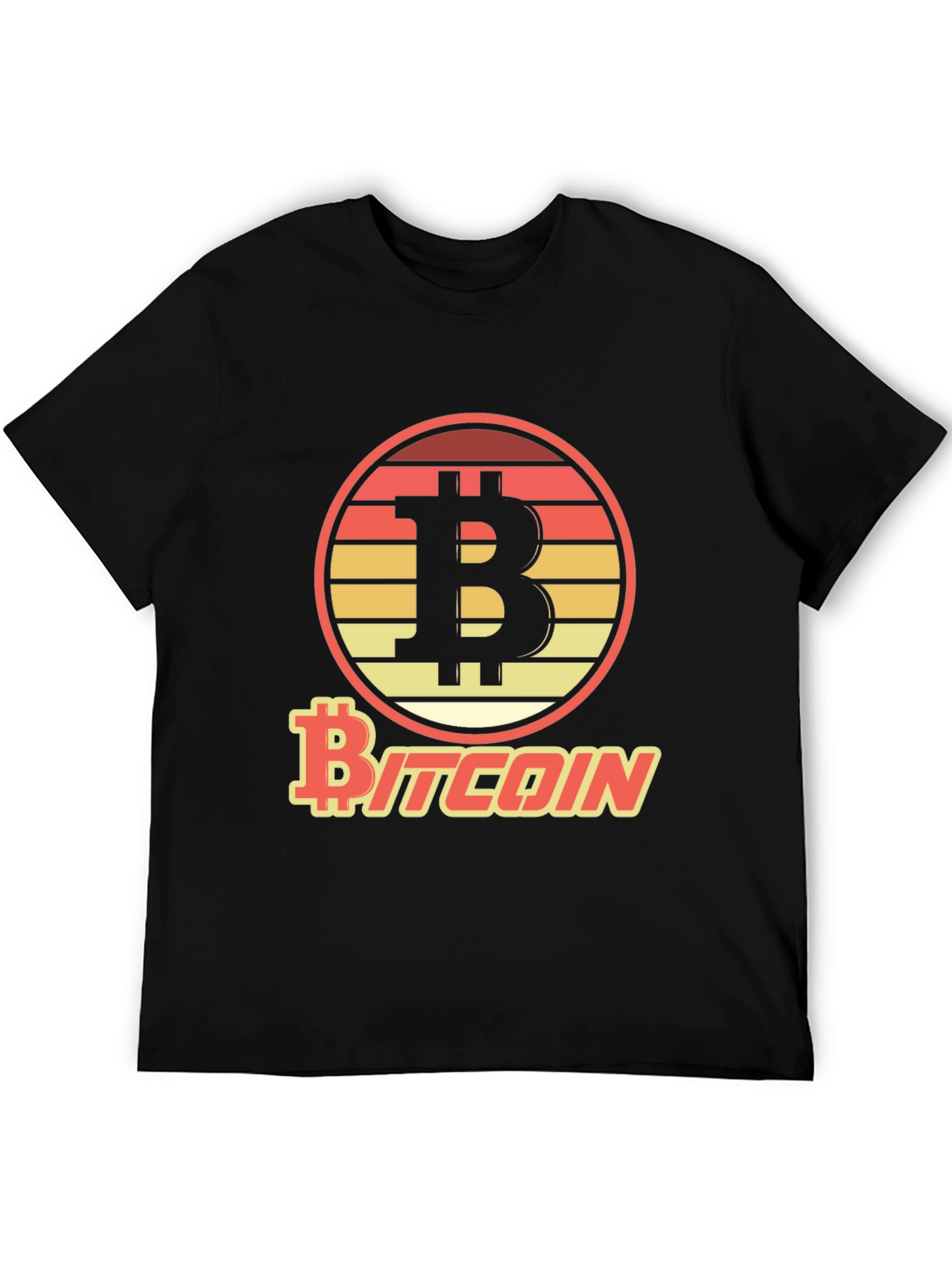 Bitcoin Sunset T-Shirt - Crypto Currency Tee