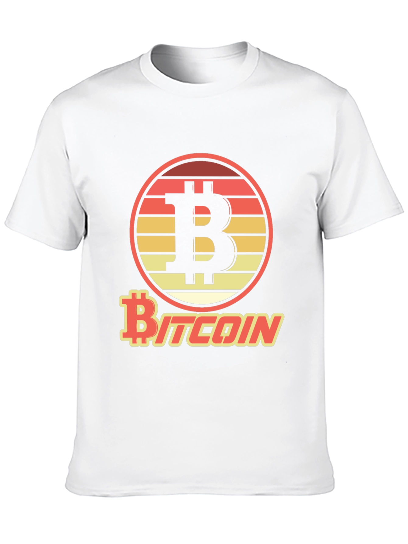Bitcoin Sunset T-Shirt - Crypto Currency Tee