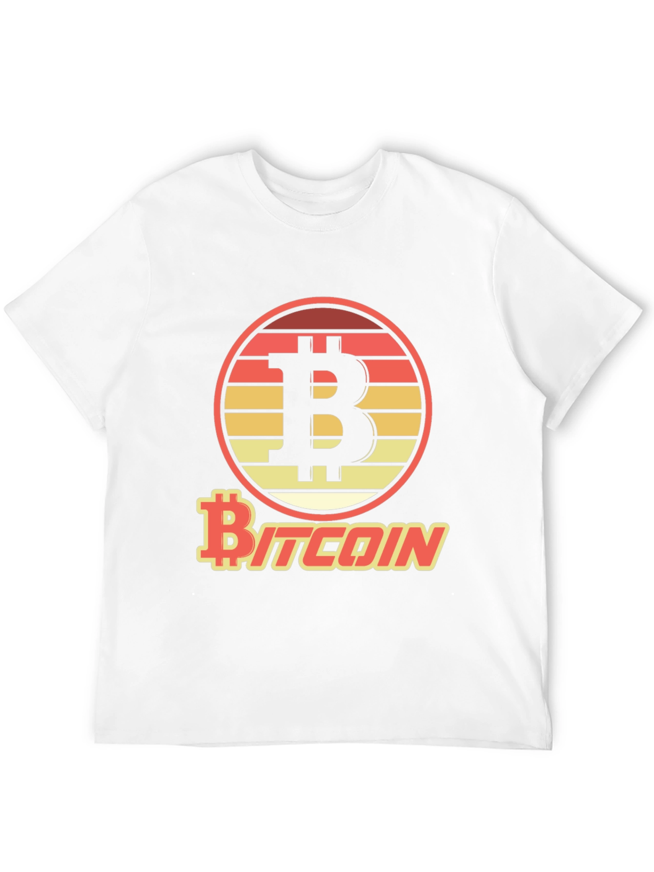 Bitcoin Sunset T-Shirt - Crypto Currency Tee