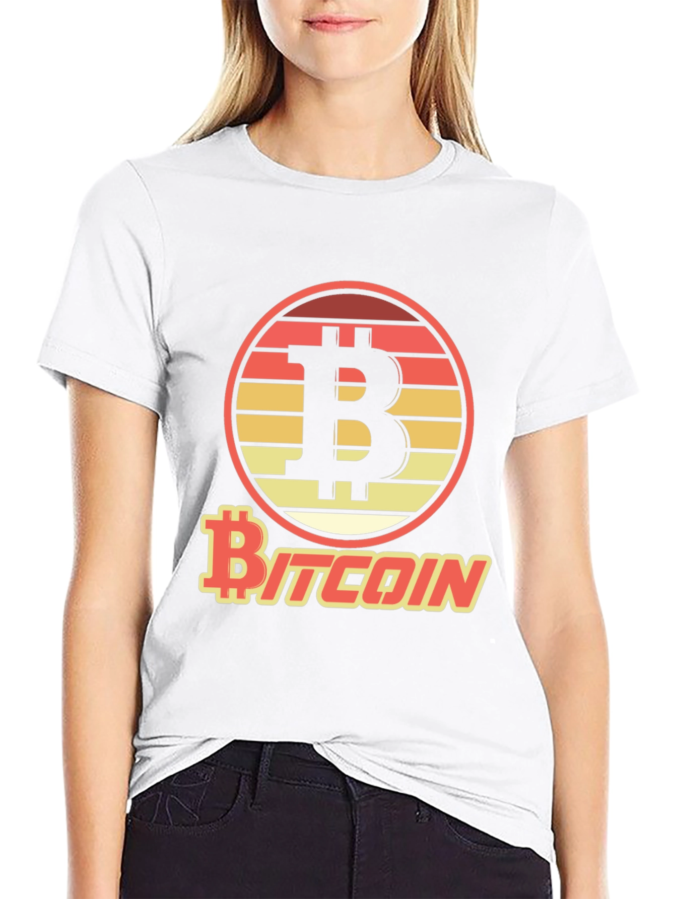 Bitcoin Sunset T-Shirt - Crypto Currency Tee